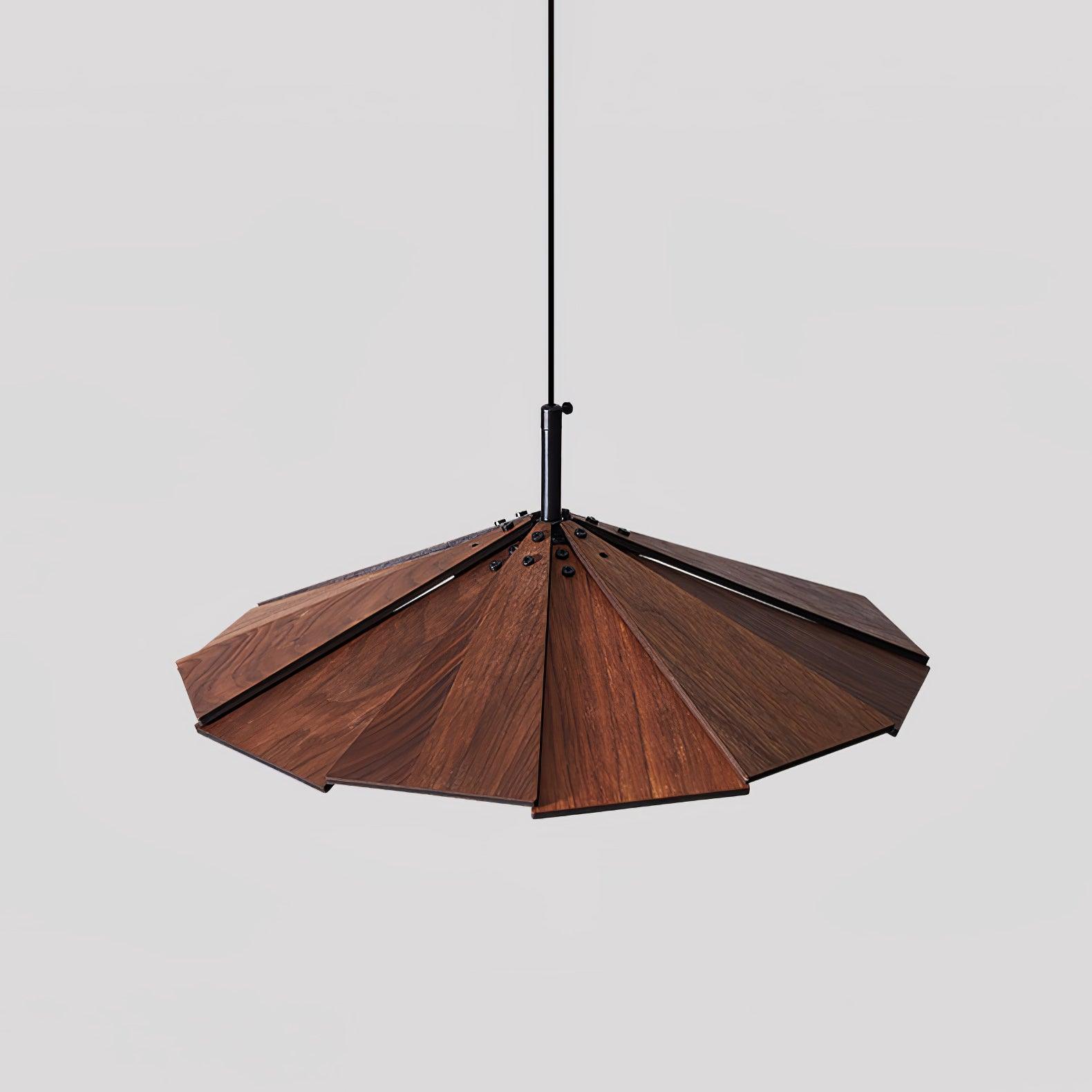 Umbrella Wooden Pendant Light