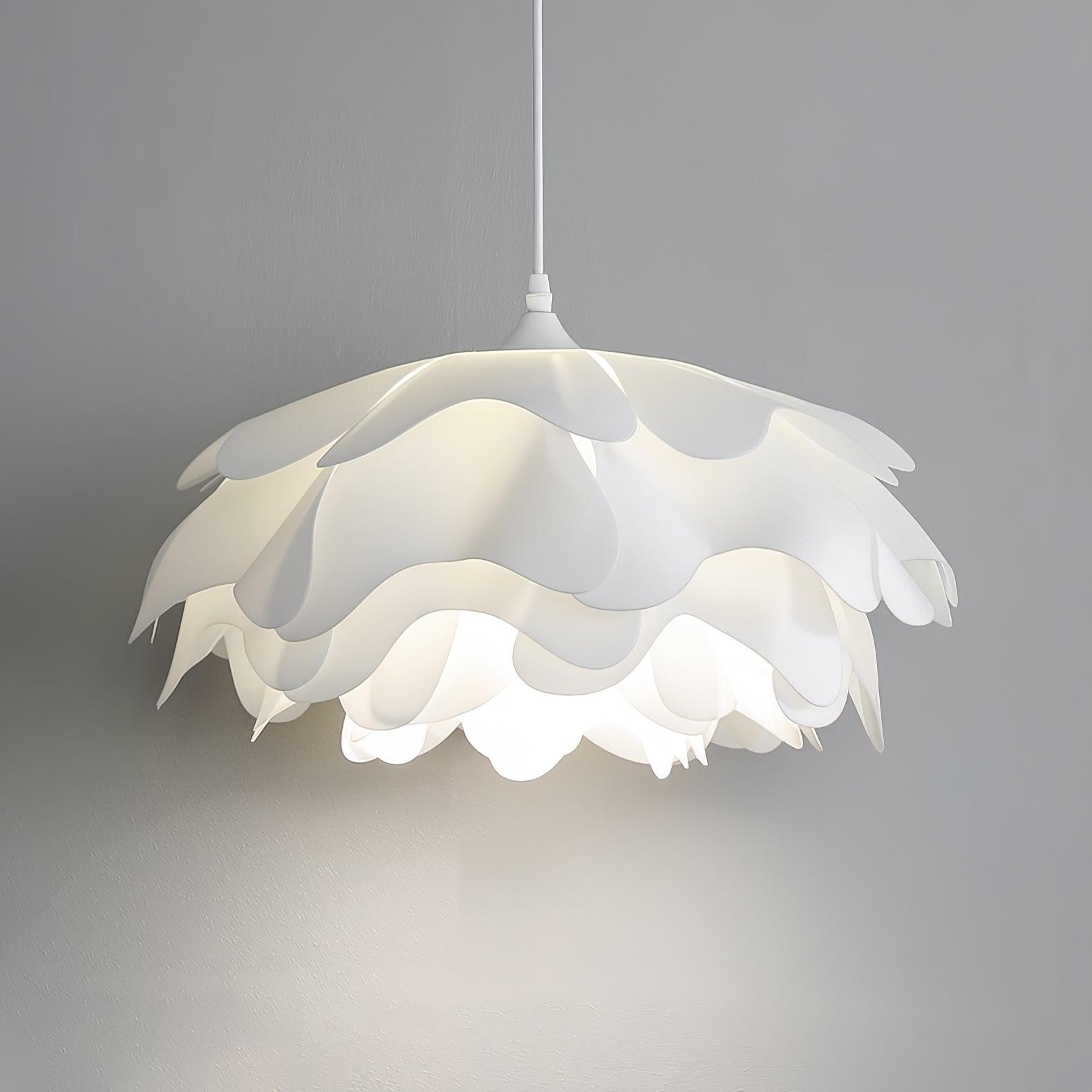 Flower Shaped White Pendant Lamp