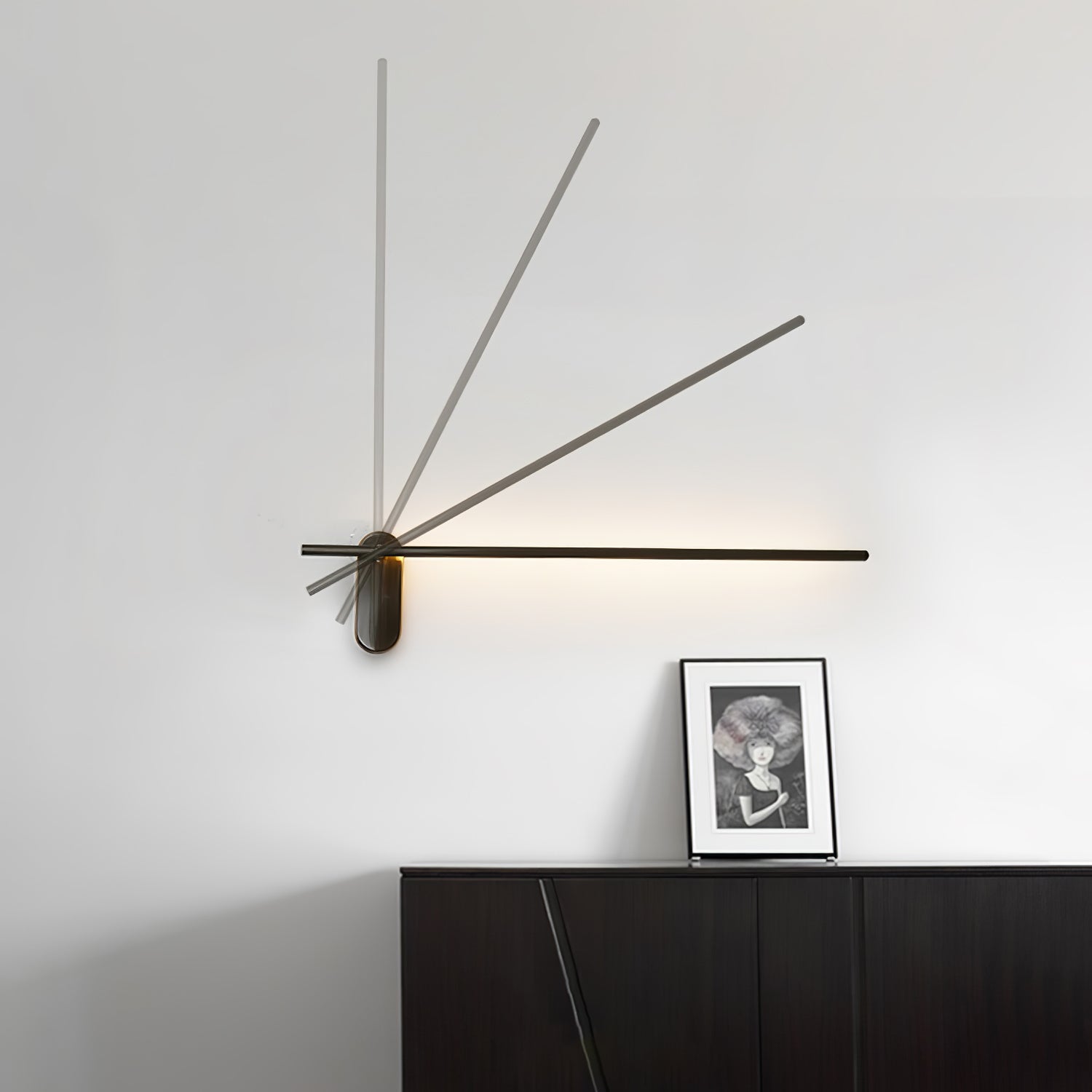 Stick Shaped Metal Sconce