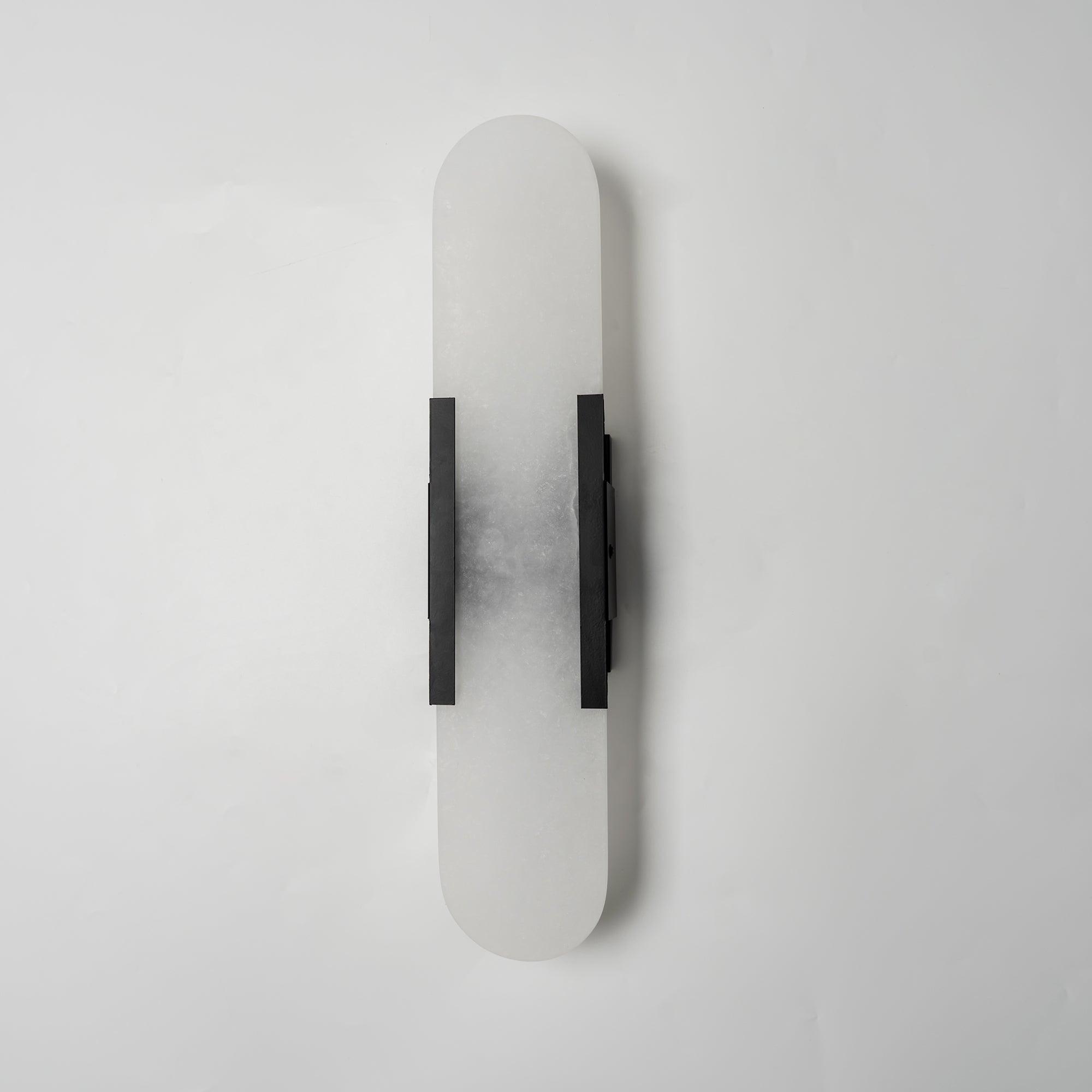 Melange Elongated Alabaster Wall Lamp