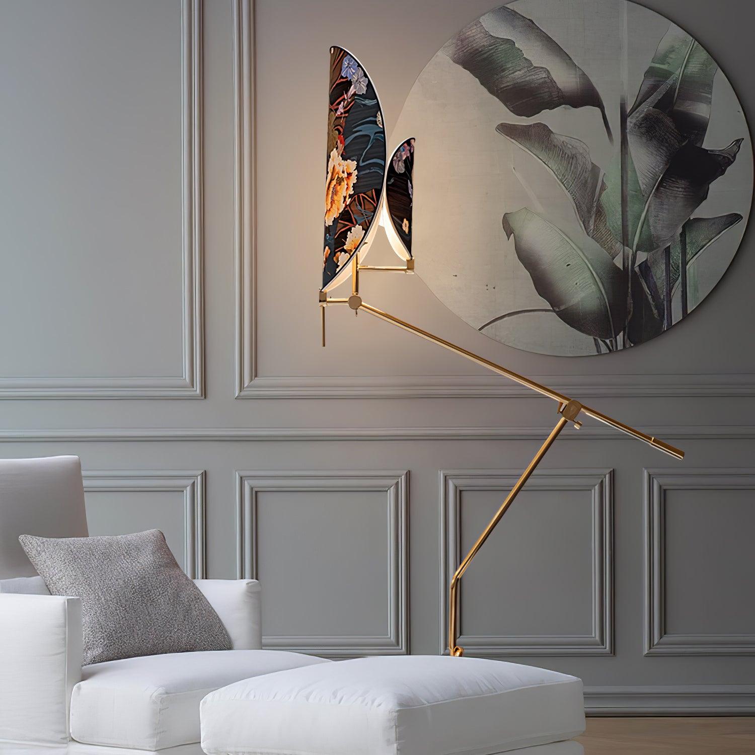 Floral Nocturne Floor Lamp