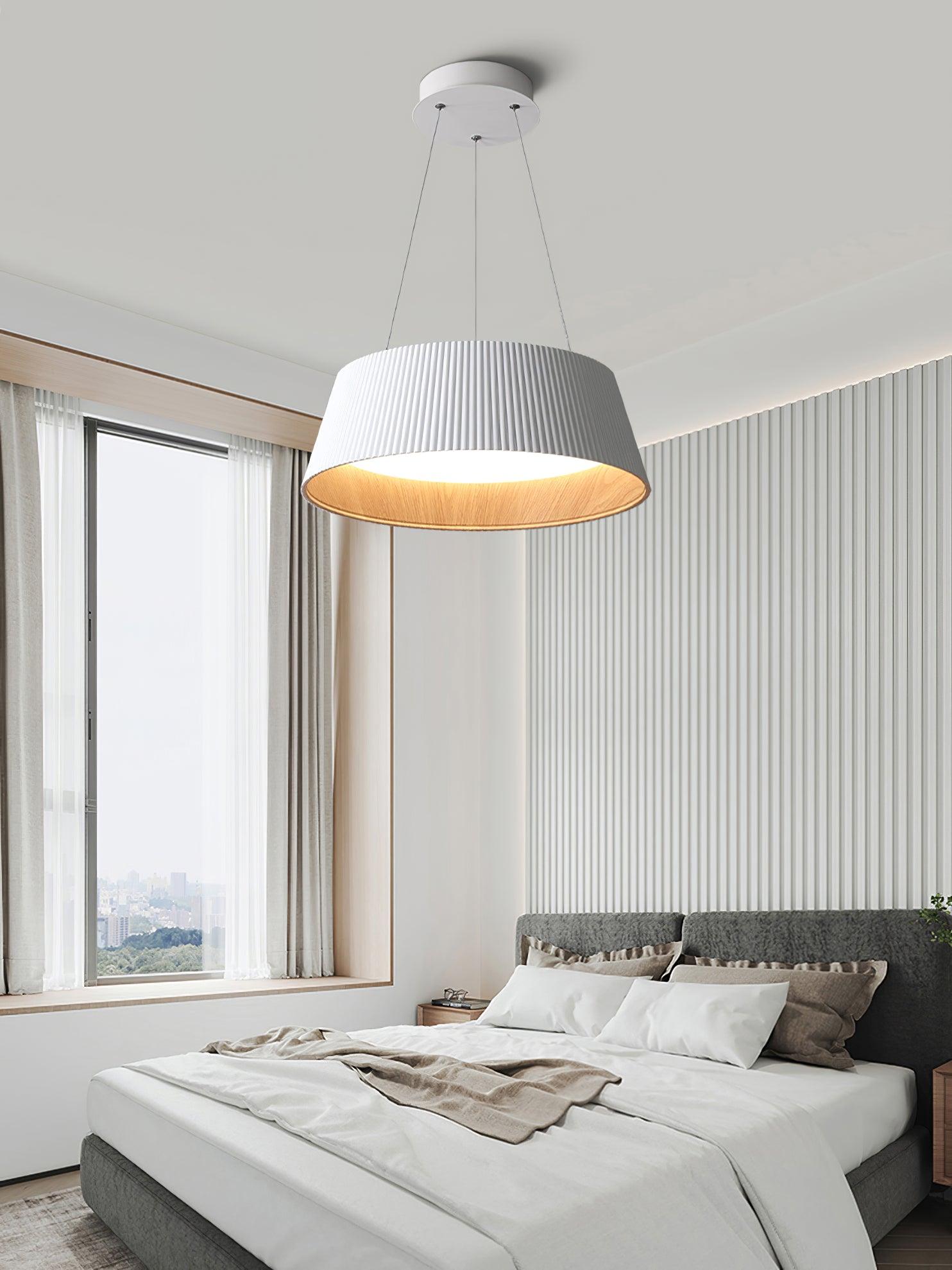 Modern Ribbed Pendant Light