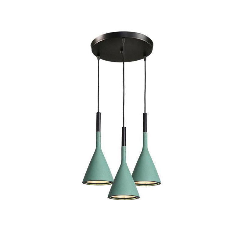 Conical Concrete Pendant Light