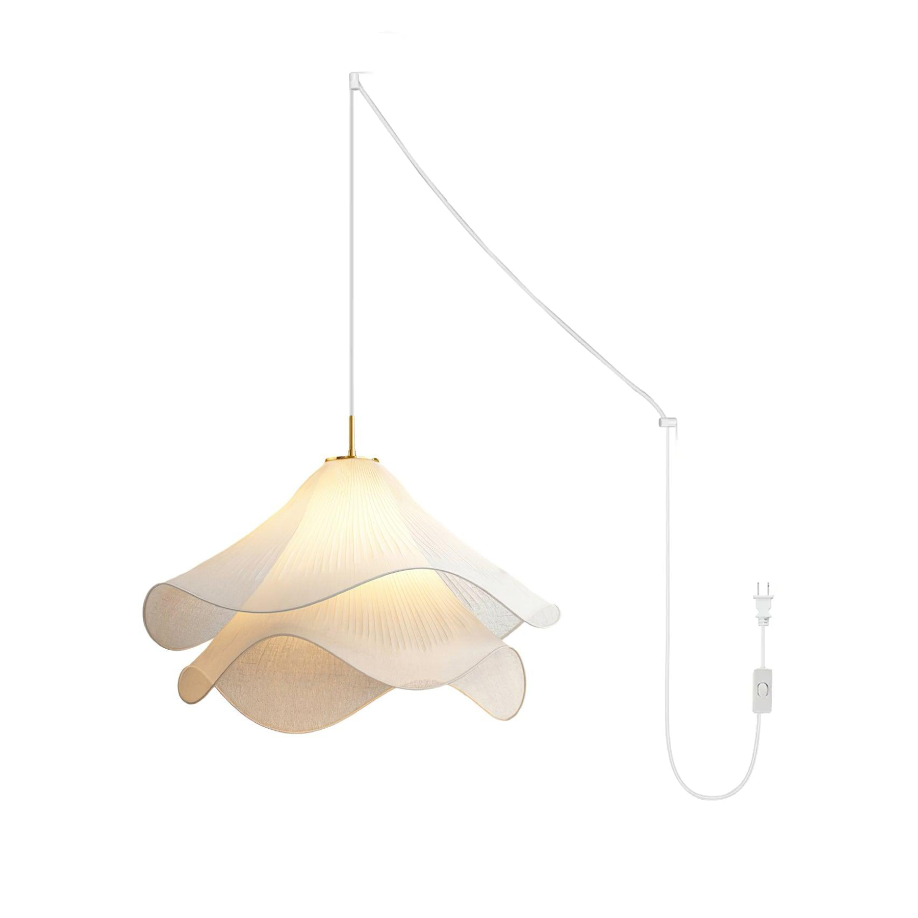 Ethereal Bloom Plug-in Pendant Light