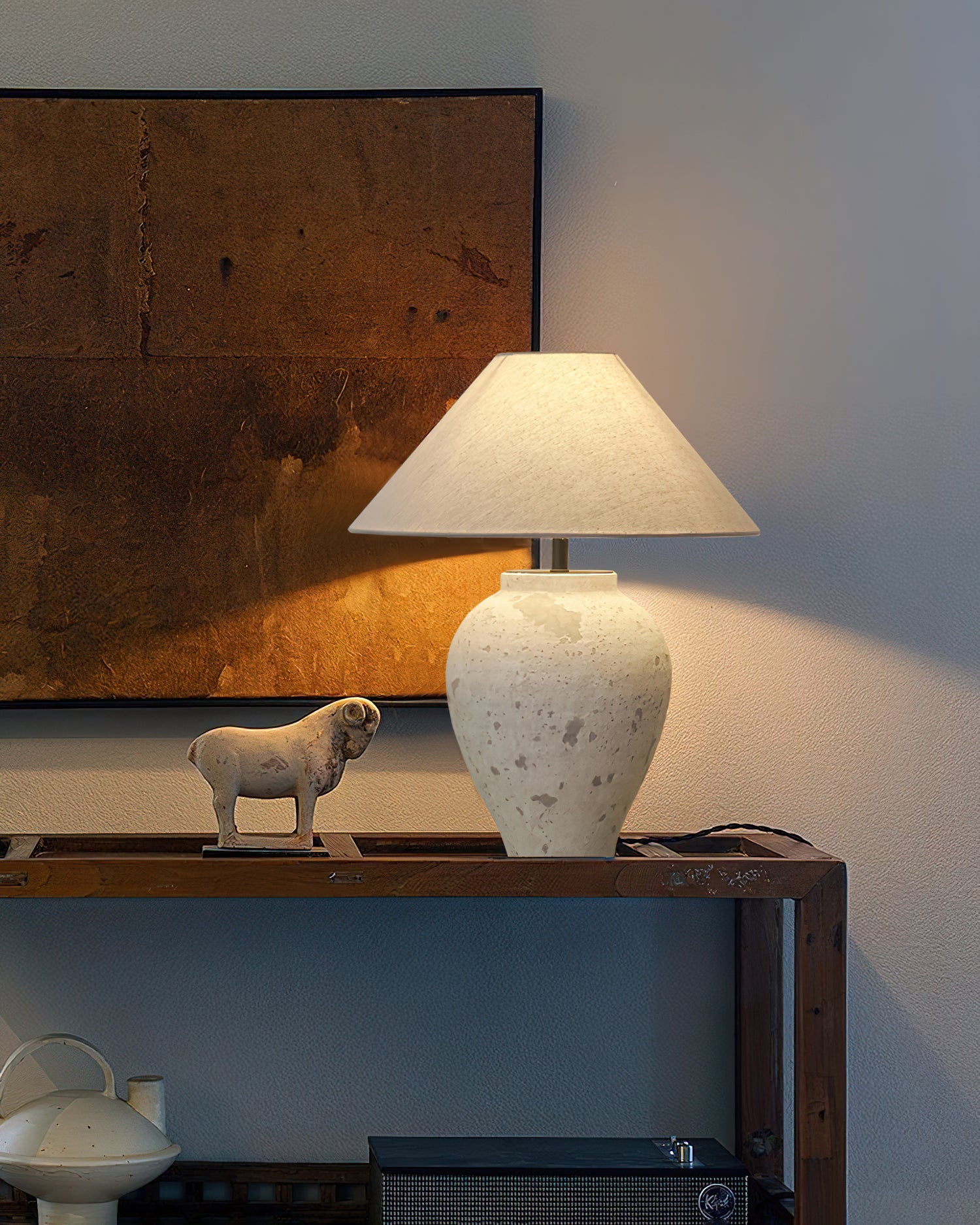 Tuscan Stone Table Lamp