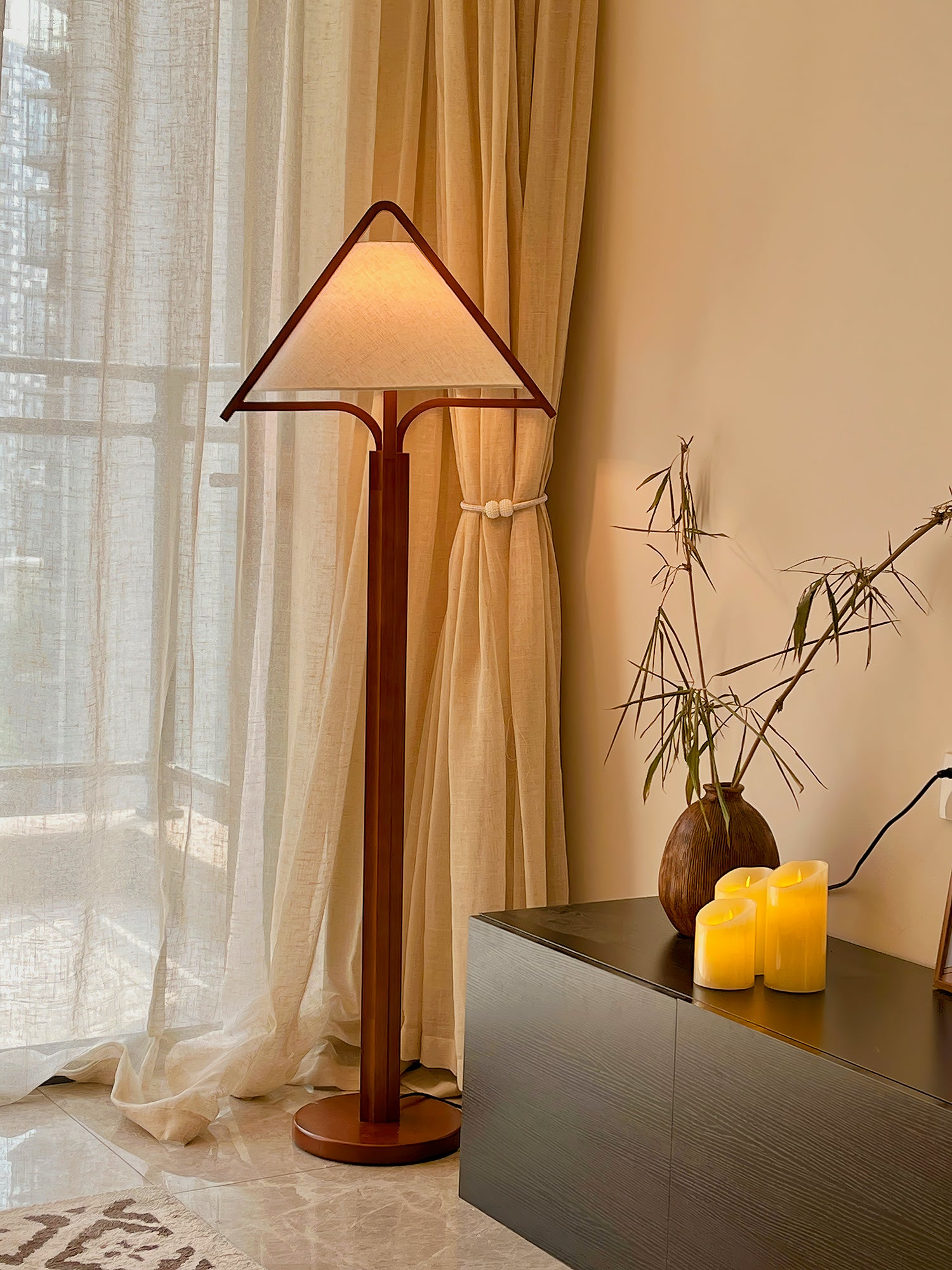 Apex Triangle Shade Floor Lamp