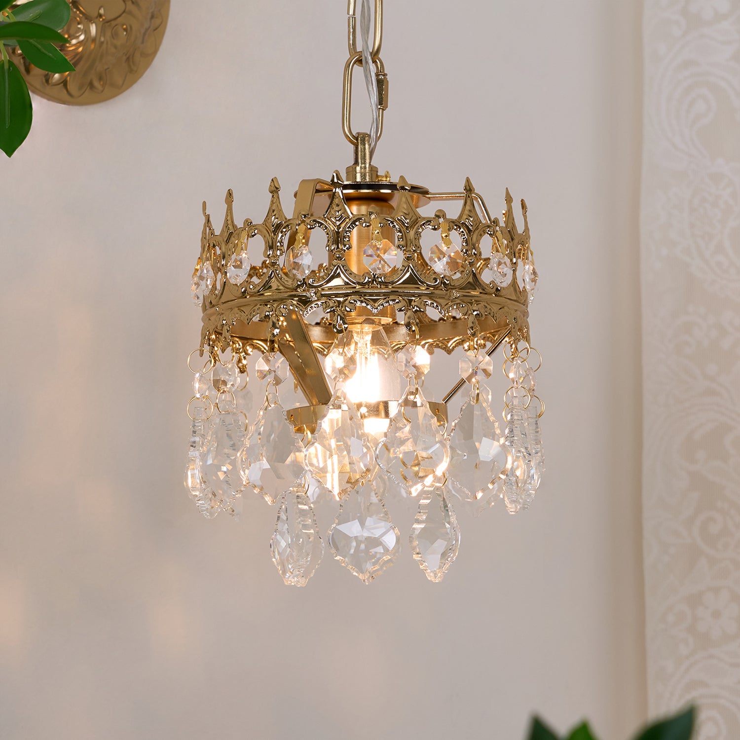 Crystal Crown Sconce