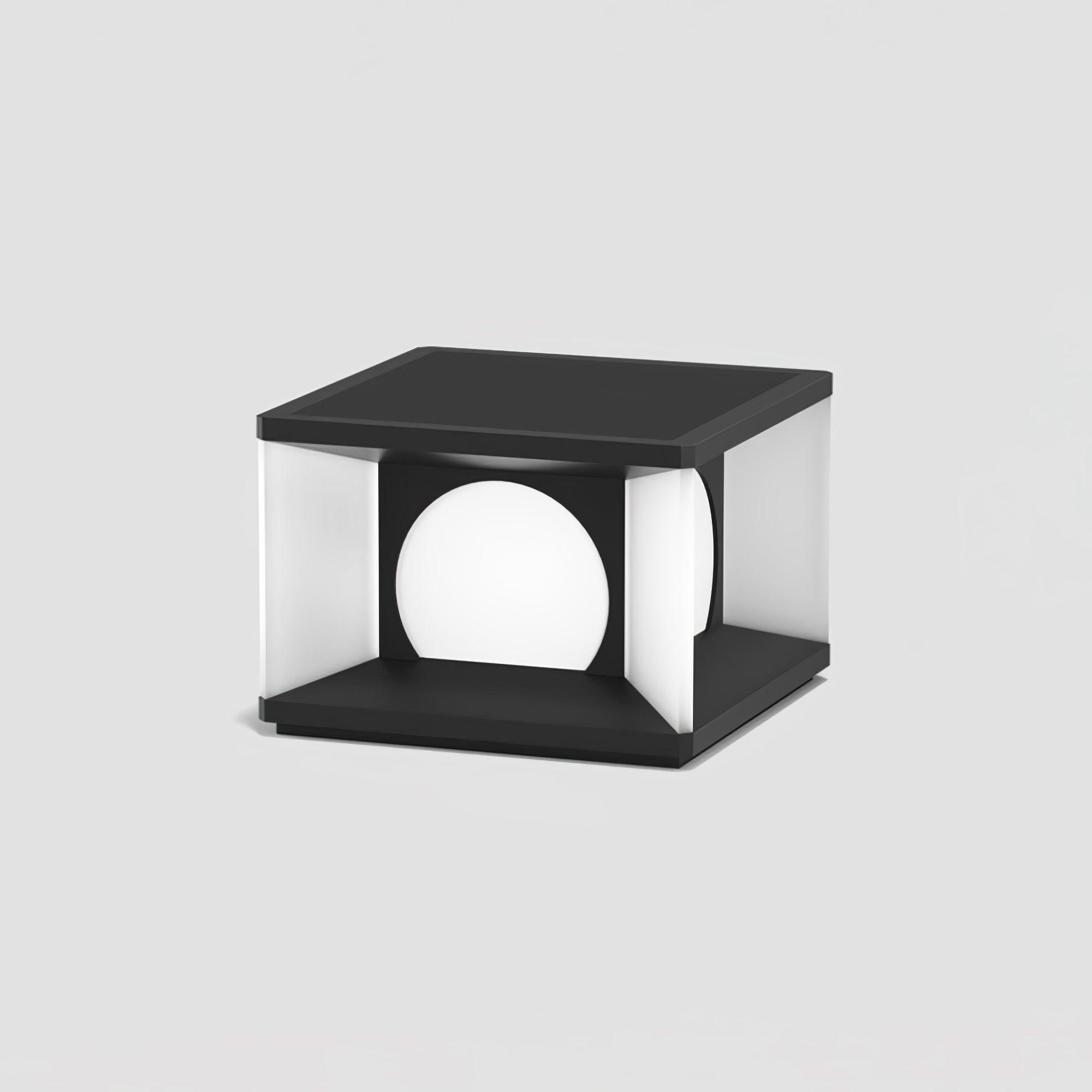 Eclipse Cube Outdoor Post Light