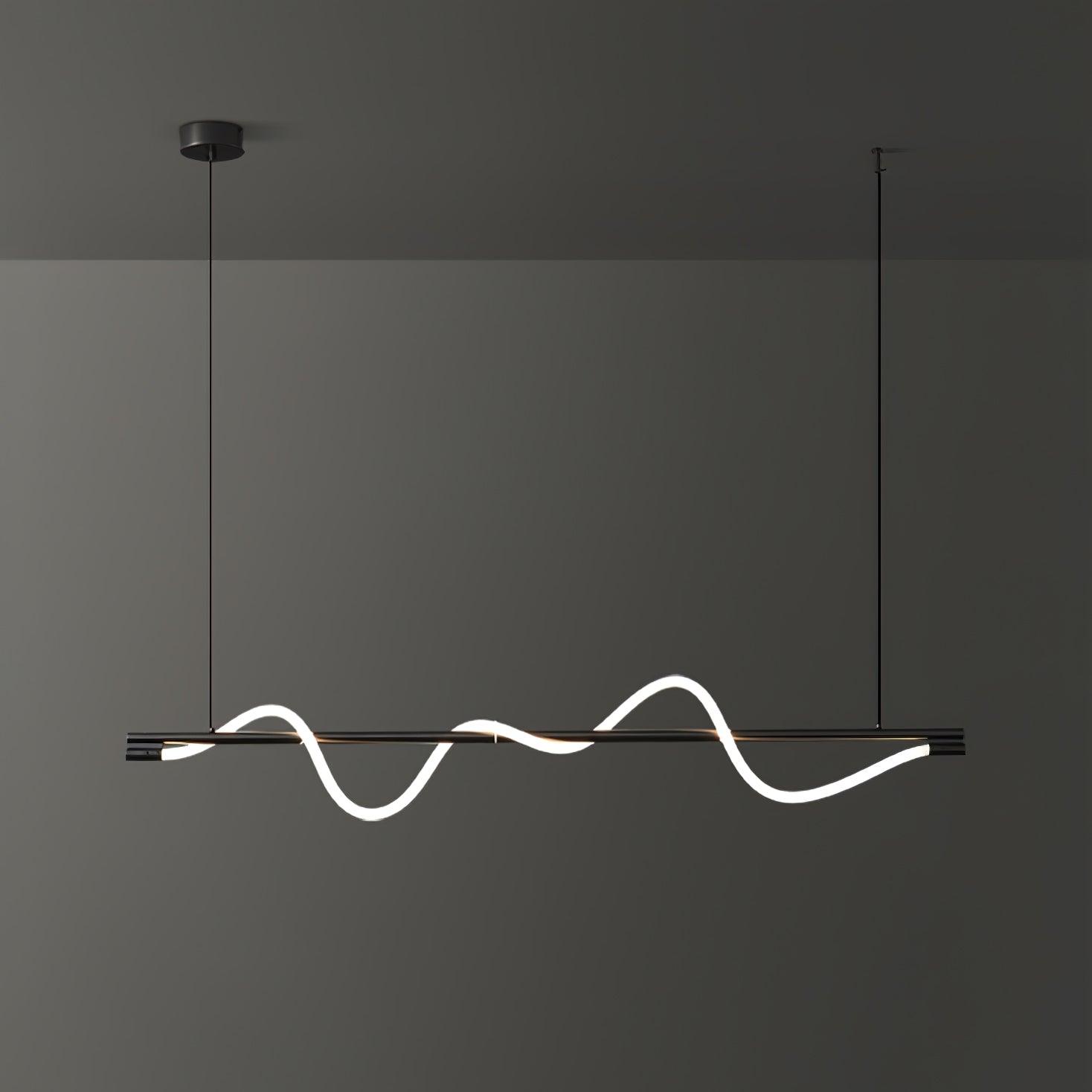 Linear Curve Island Pendant Lamp