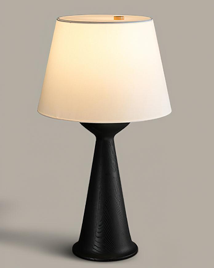 Hourglass Wood Table Lamp