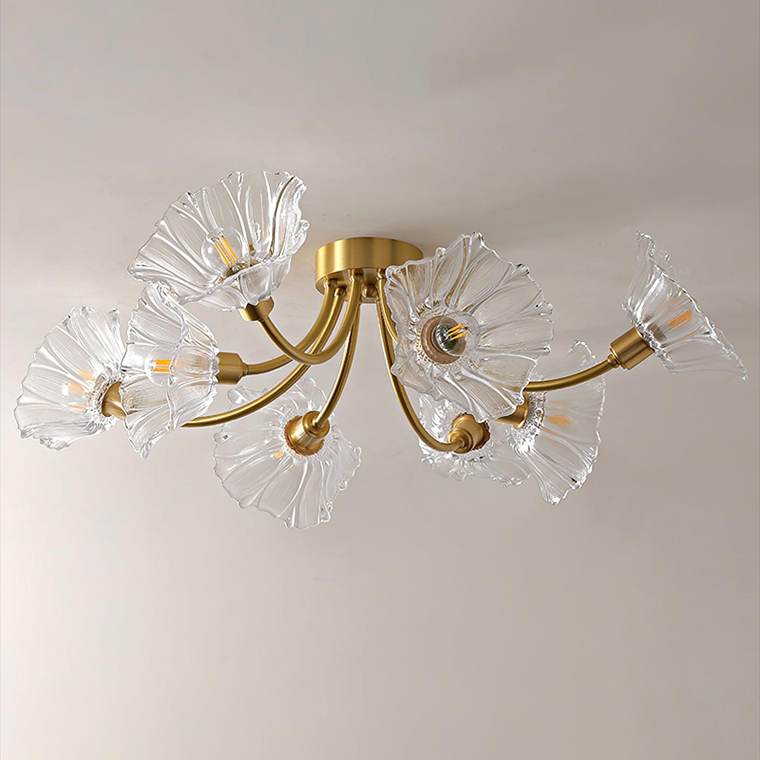 Kalin Flower Glass Ceiling Lamp