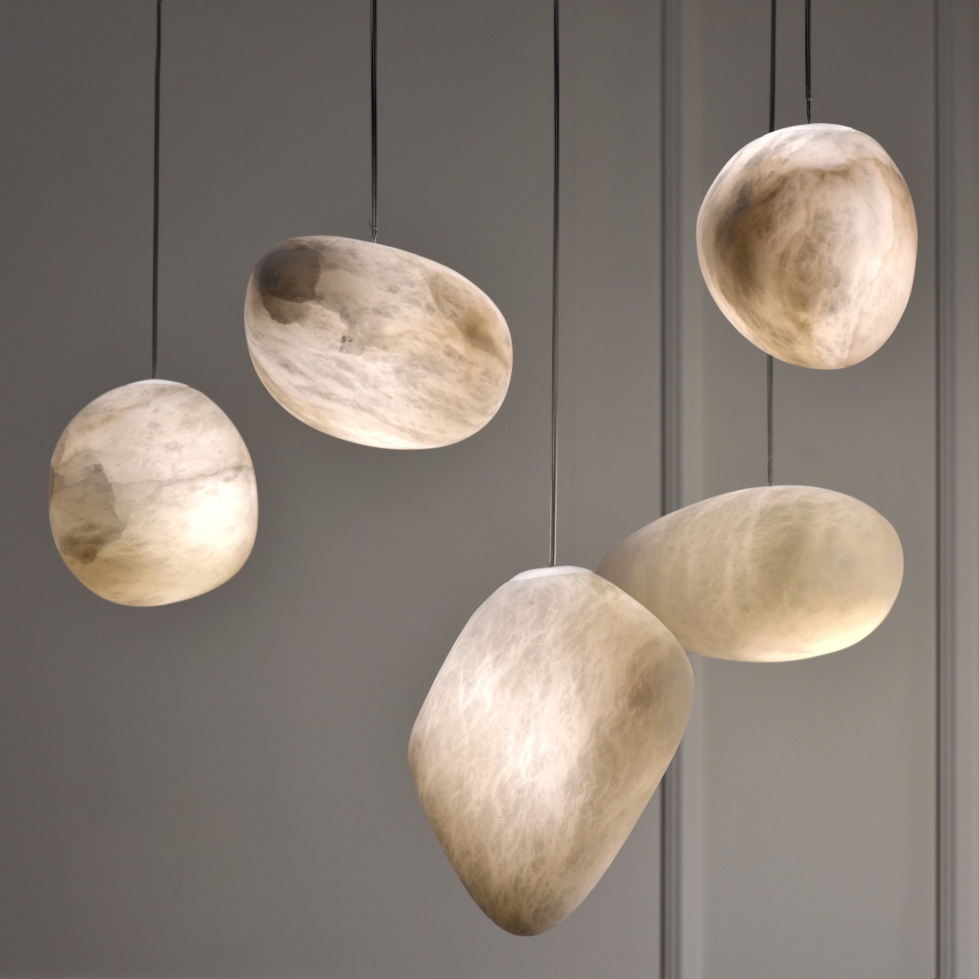 Pebbles Alabaster Pendant Lamp