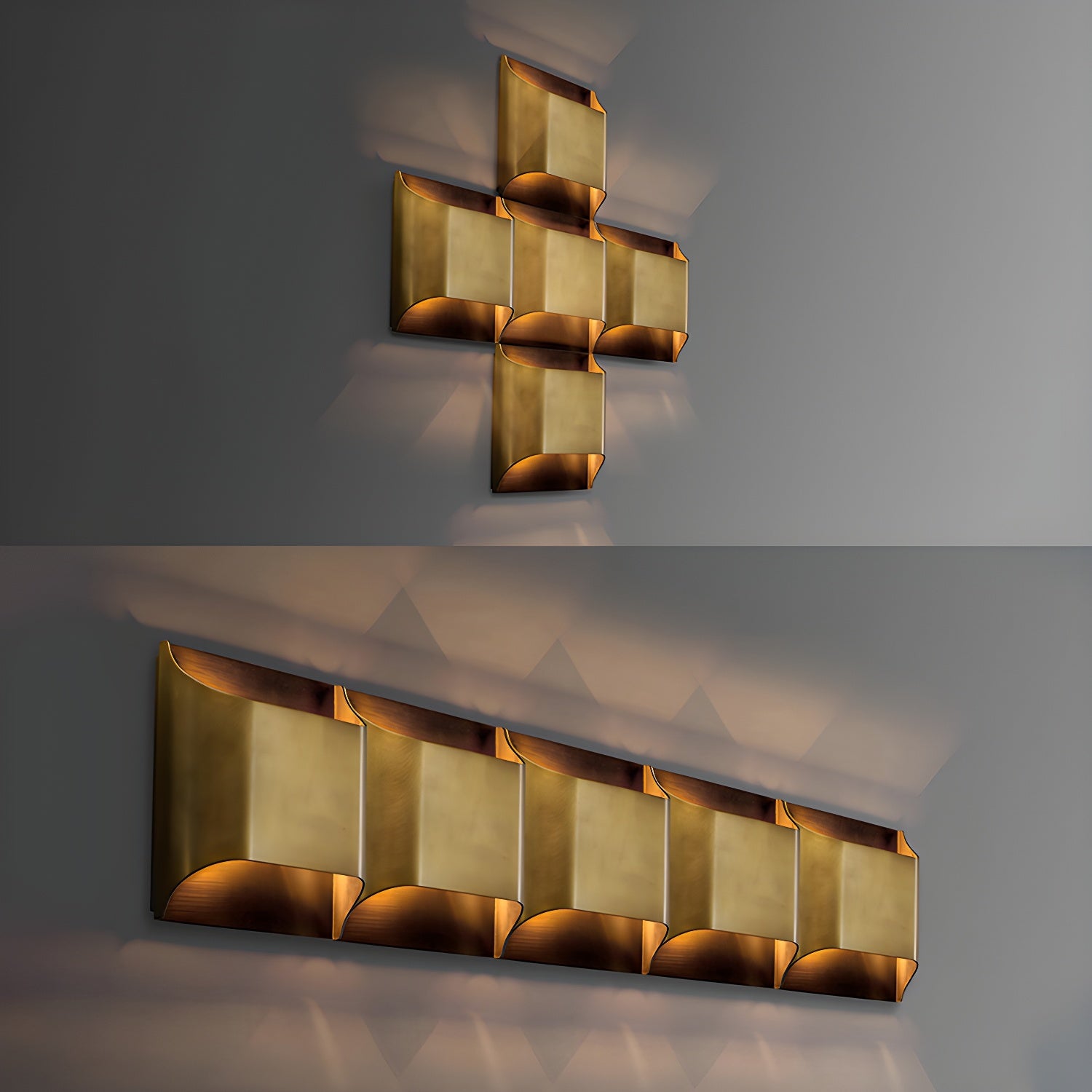 Leclerc Brass Wall Lamp