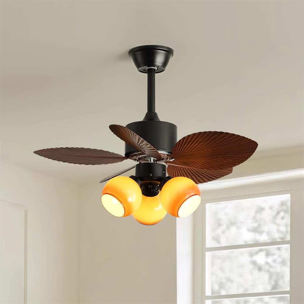 Banana Leaf Breeze Ceiling Fan Light