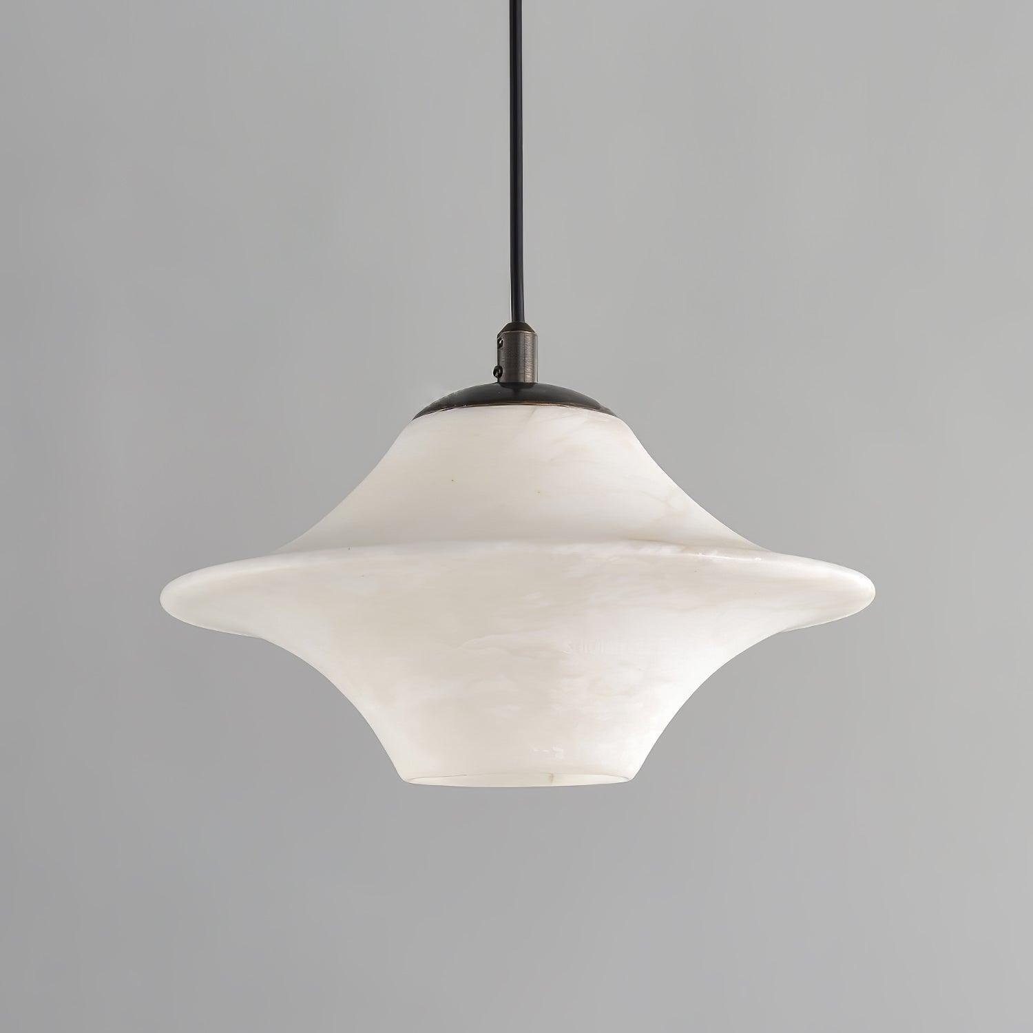 Saucer Alabaster Pendant Light