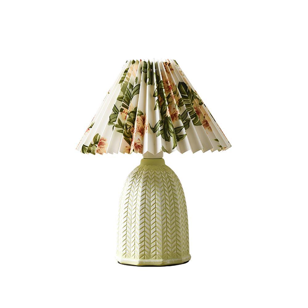 Vintage Pleated Table Lamp