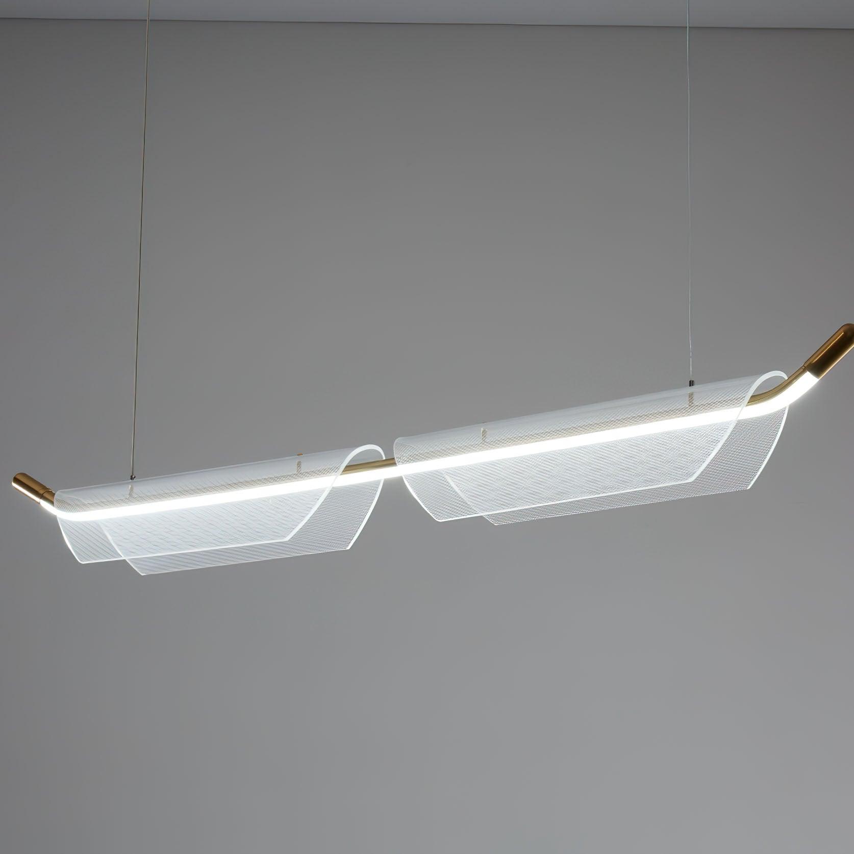 Two Boats Acrylic Pendant Light