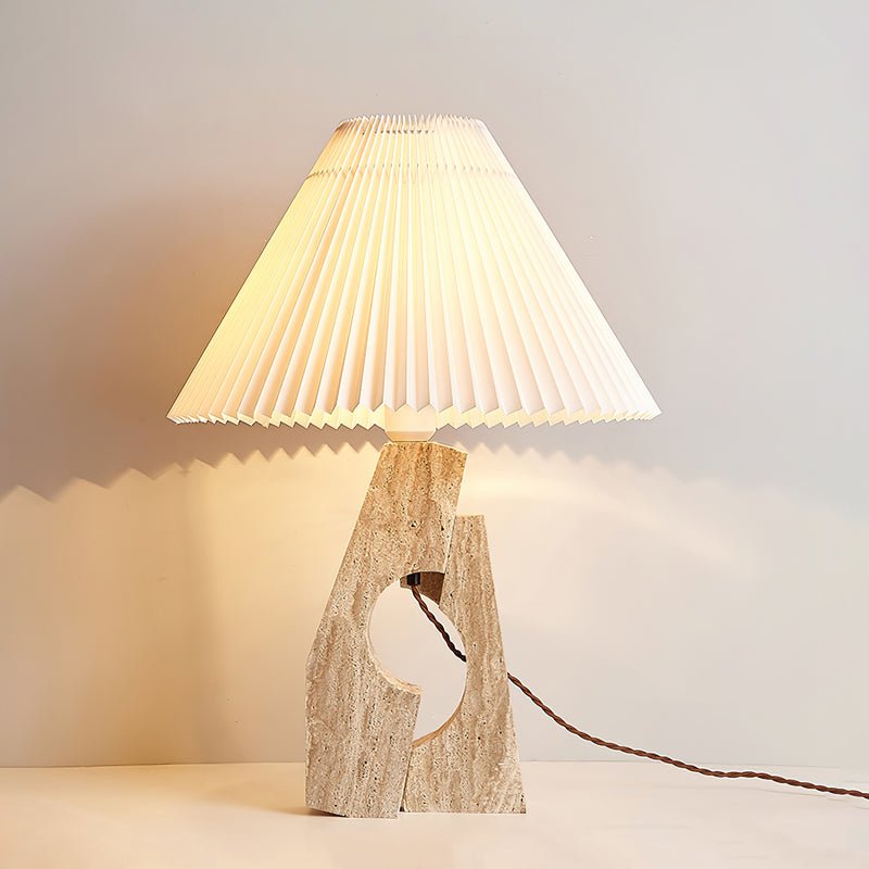 Stone Pillar Table Lamp