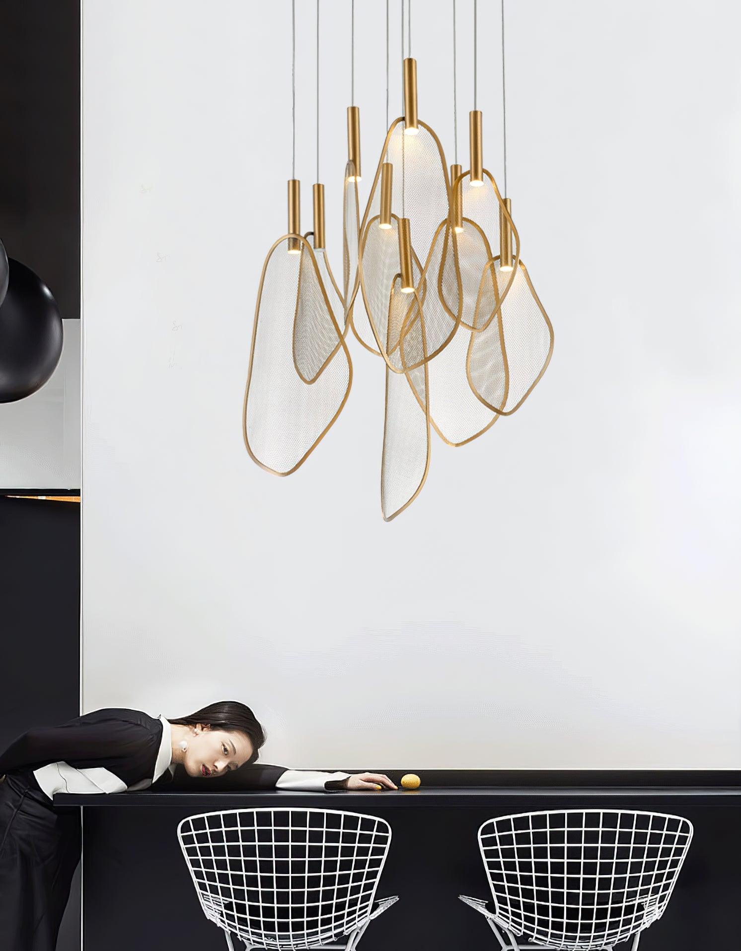 Fan Shape Pendant Light