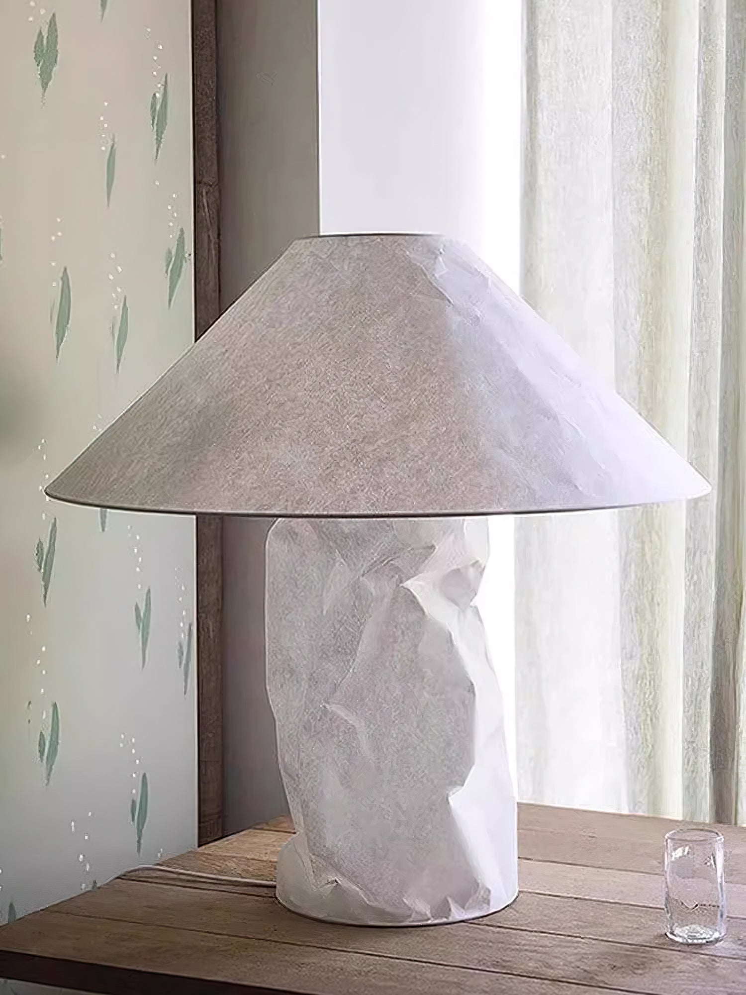 Crinkle Paper Table Lamp