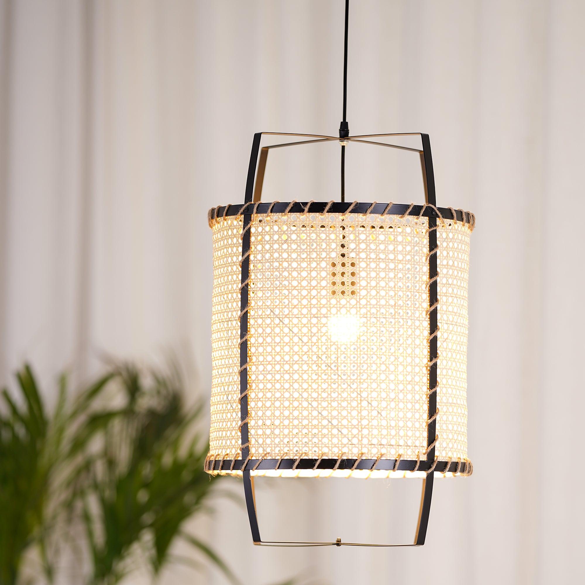 Rattan Cane Pendant Light