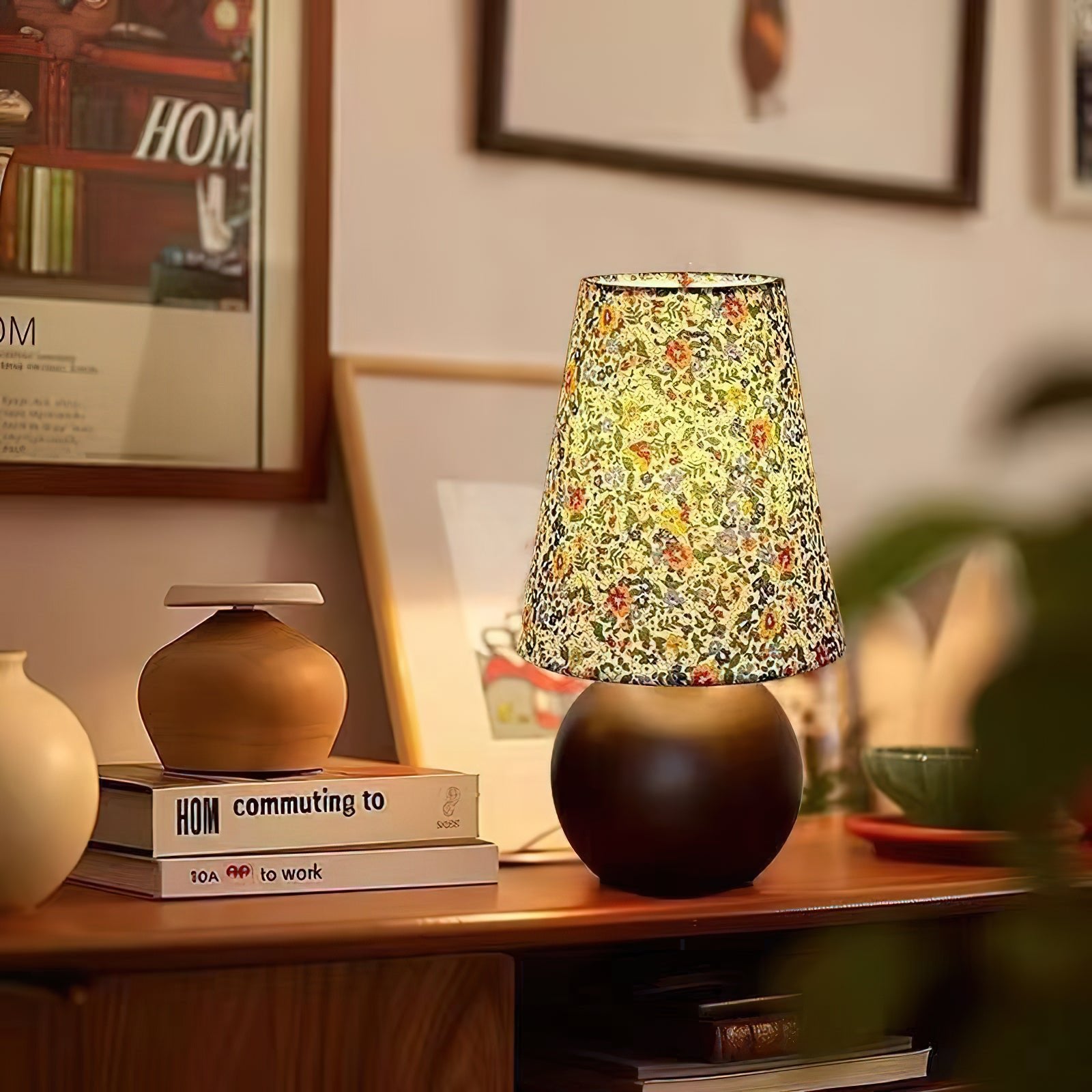 Elara Floral Glow Table Lamp