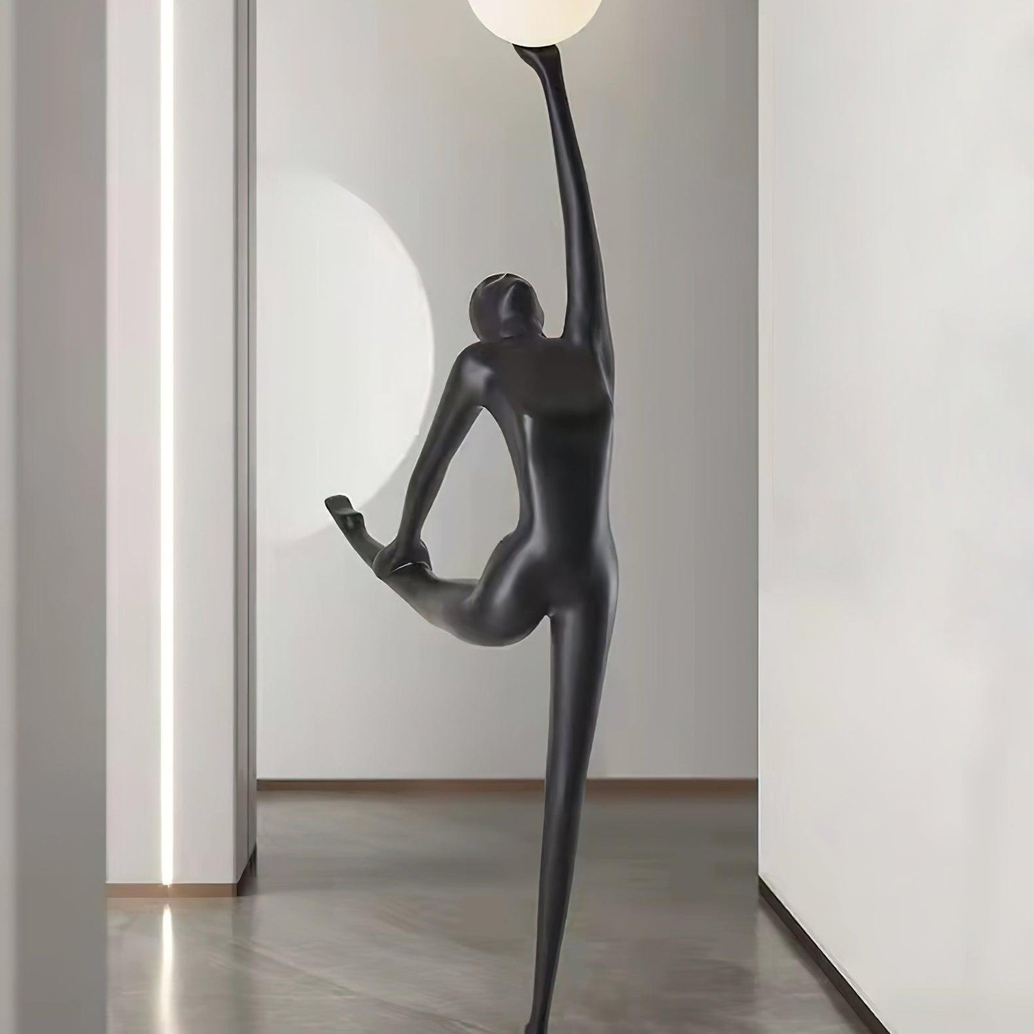 Rhythmic Gymnast Sculpture Floor Lamp