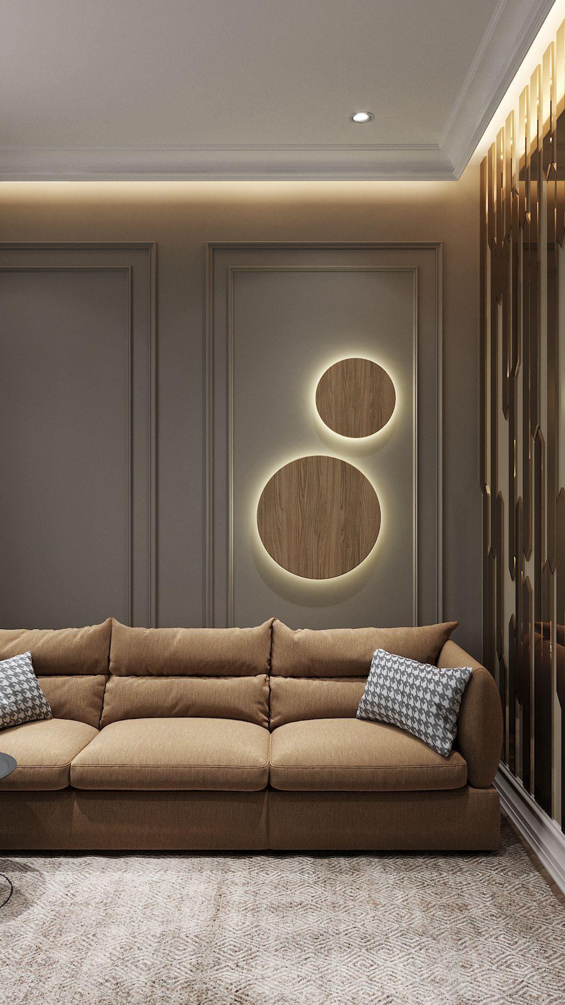 Geometric Disc Wall Lamp