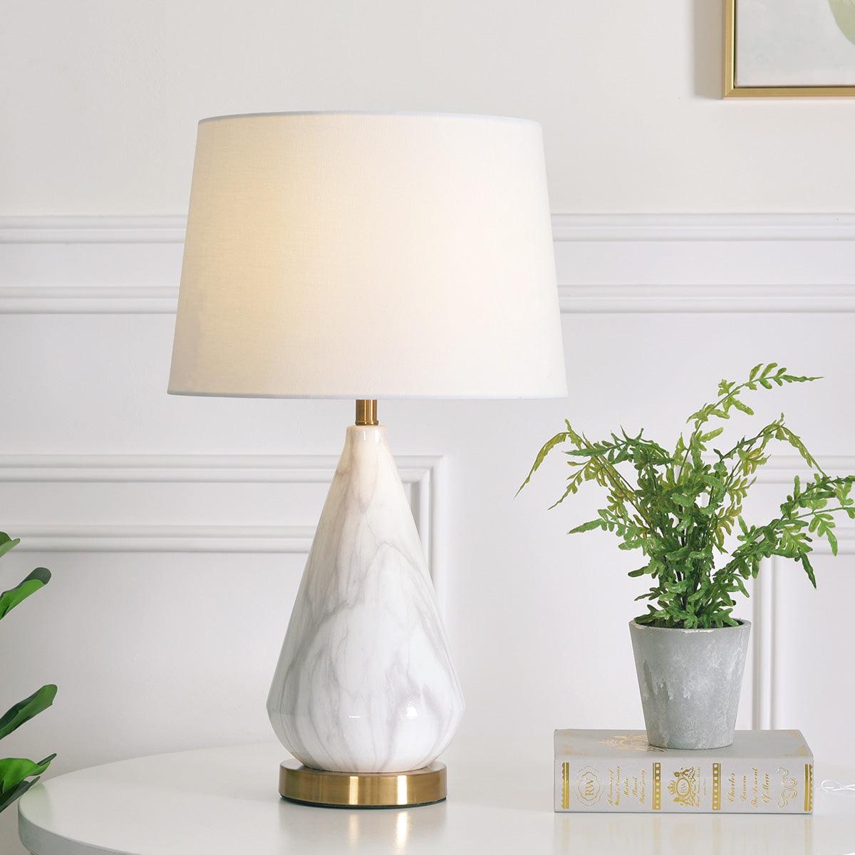 Marble Diamond Table Lamp