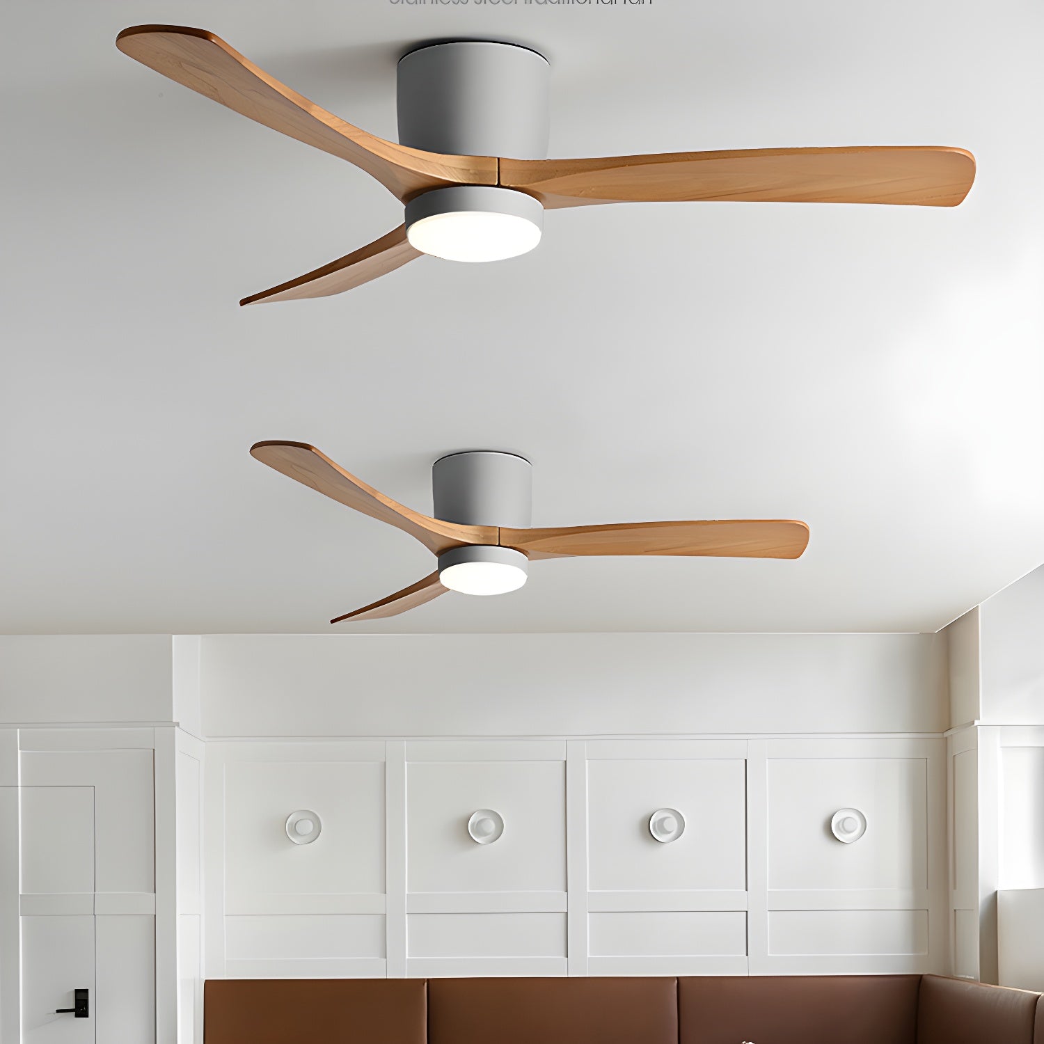 Nordic Wooden 42/48 Ceiling Fan Light