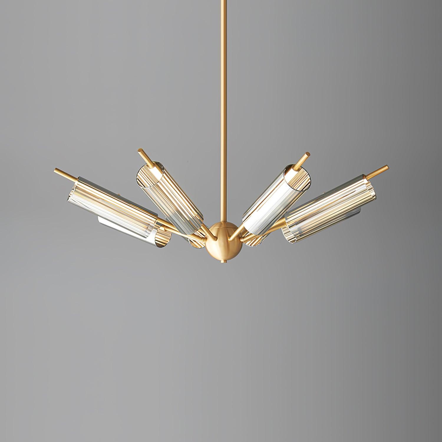 Sputnik Brass Chandelier