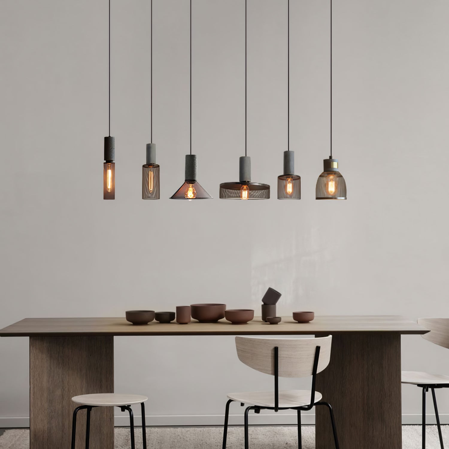 Cement Mesh Pendant Light