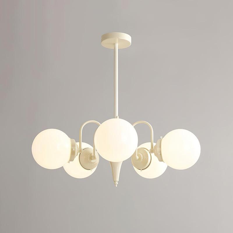 Cream Ball Chandelier