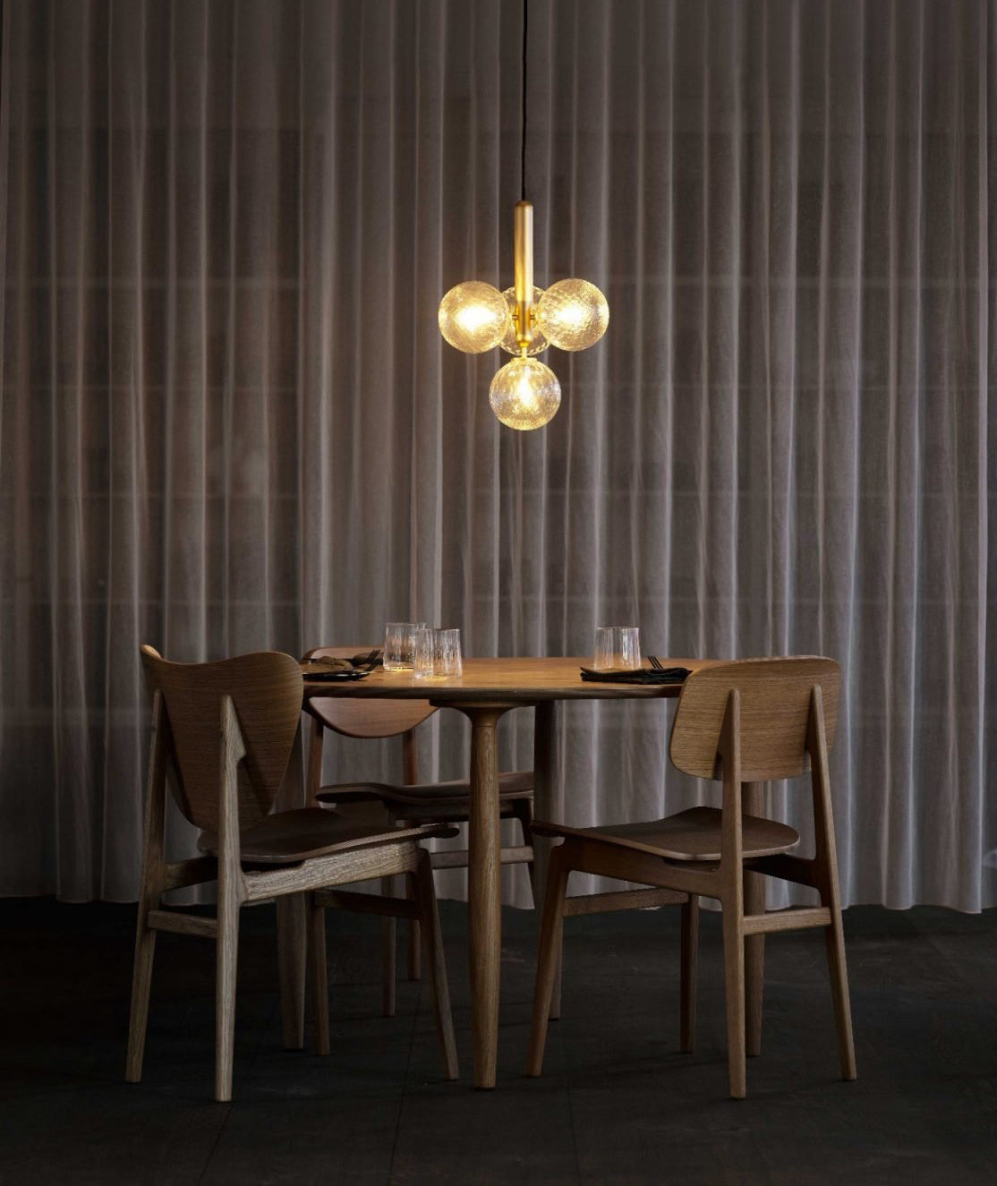 Miira Brass Pendant Light