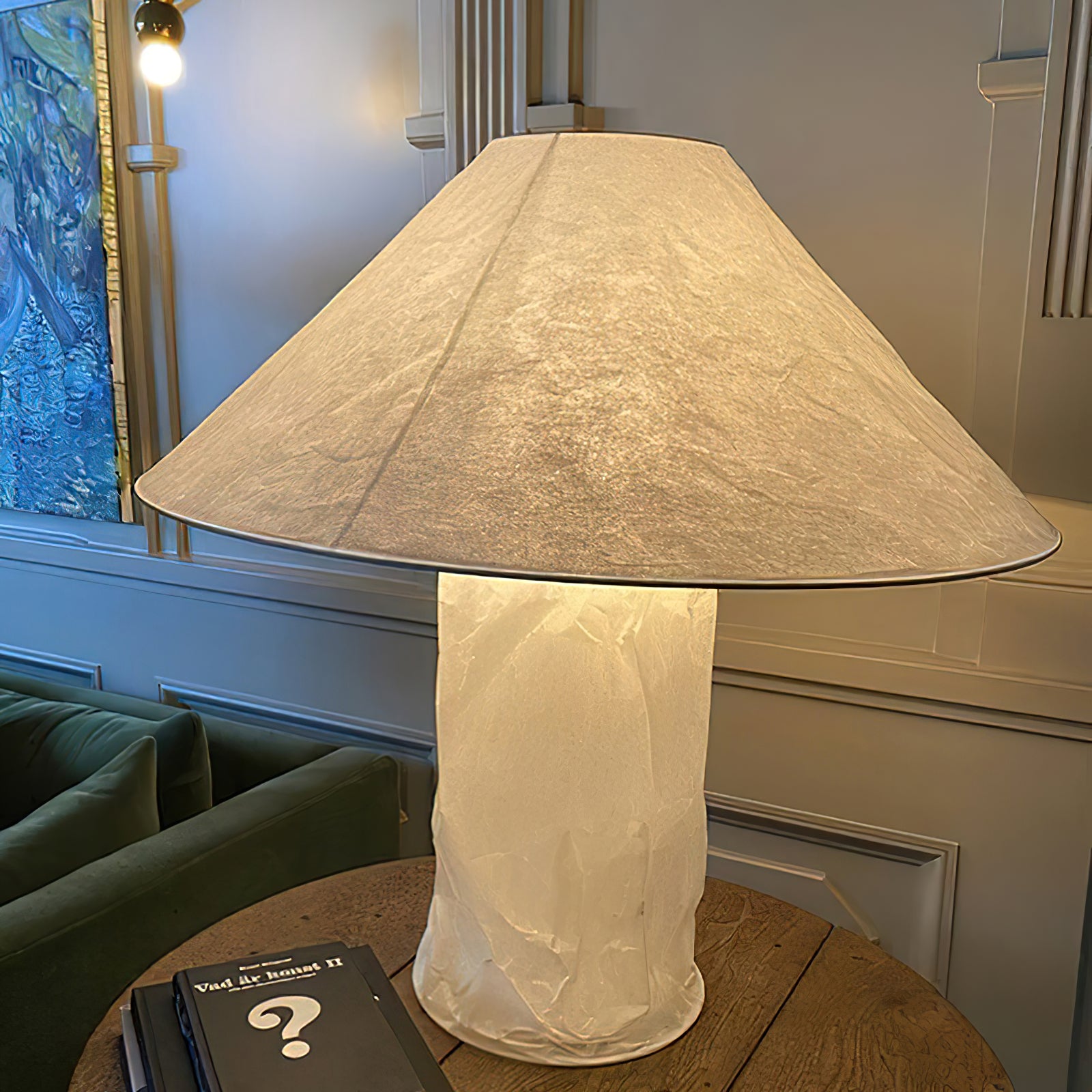 Crinkle Paper Table Lamp