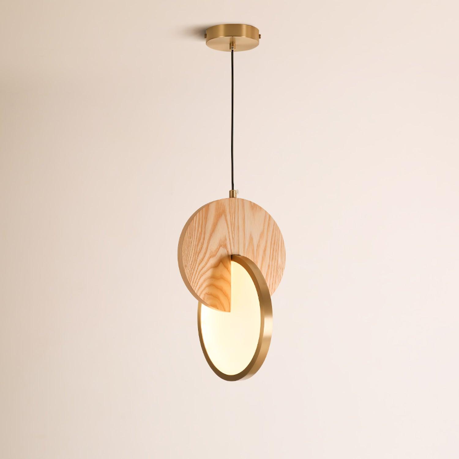 Double Disk Pendant Lamp