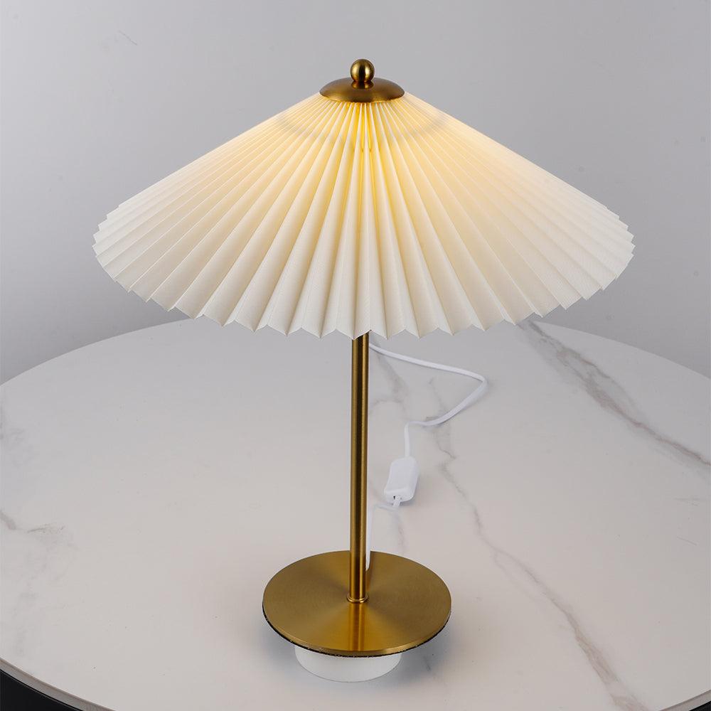 Perla Pleated Table Lamp