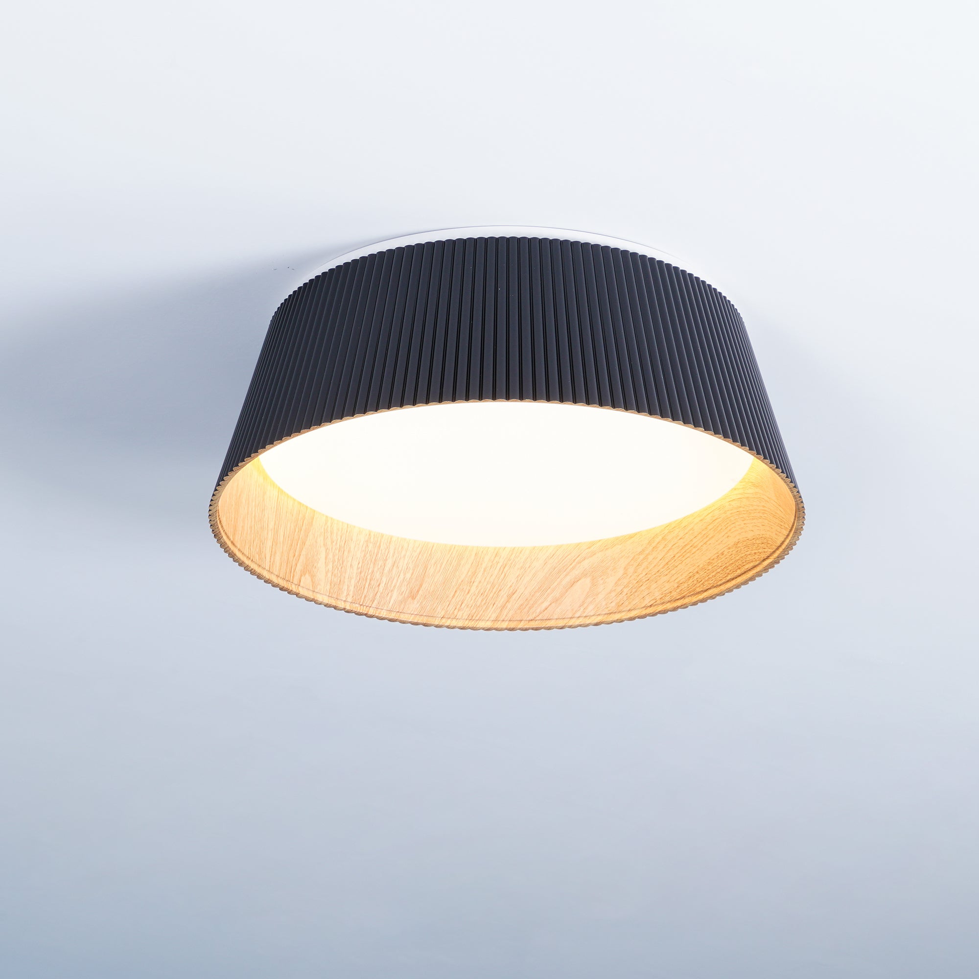 Modern Ribbed Ceiling Light