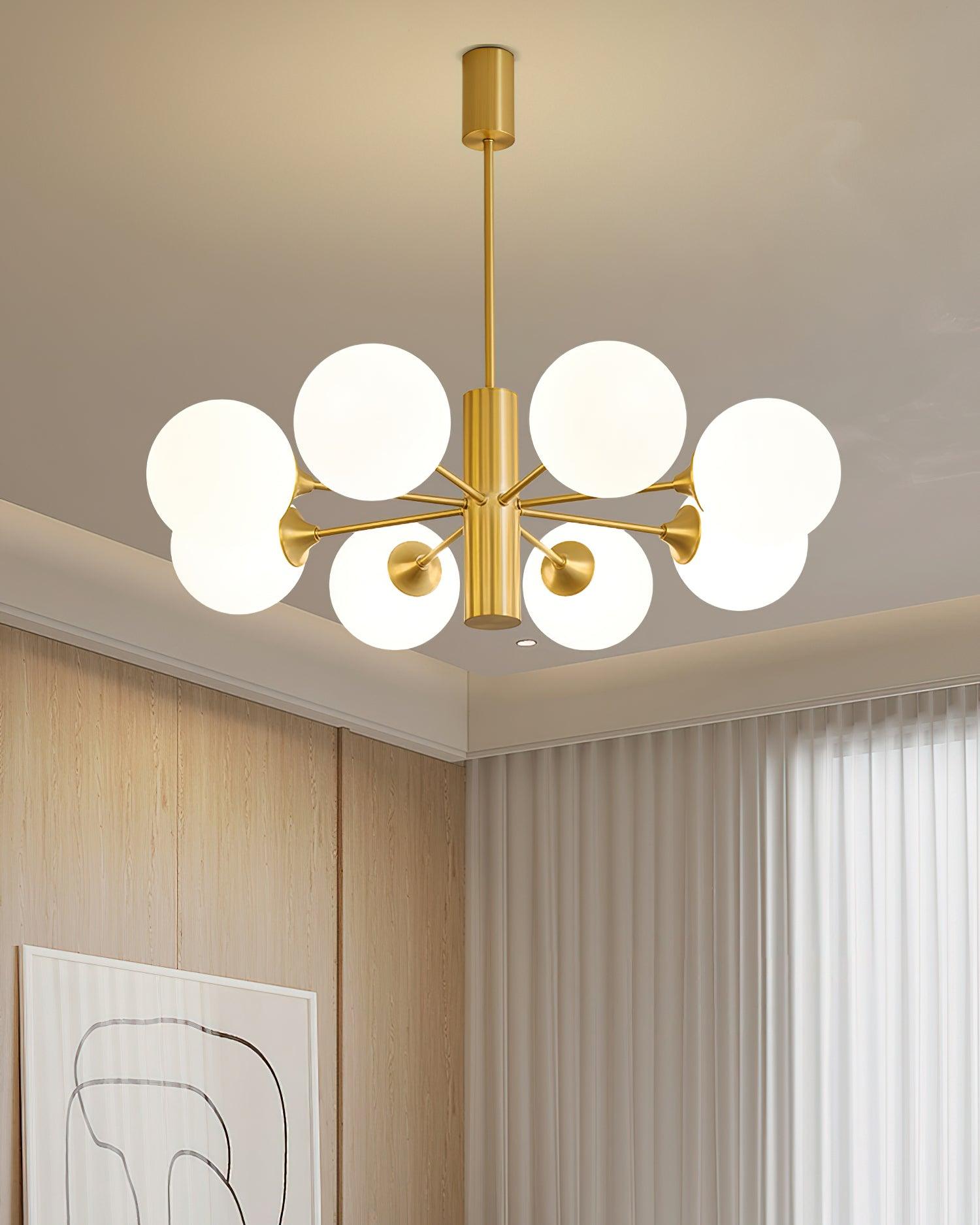 Stella Brass Chandelier