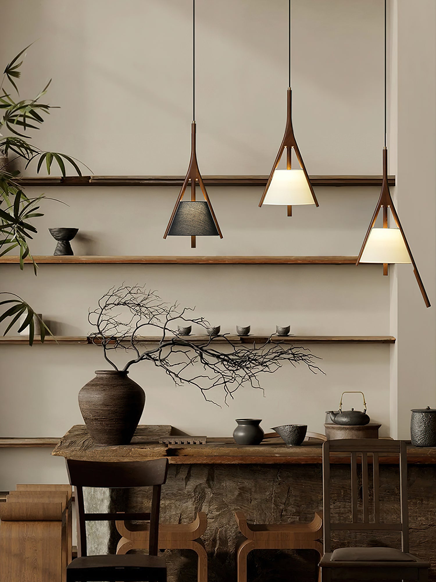 Nanzhi Wood Pendant Lamp