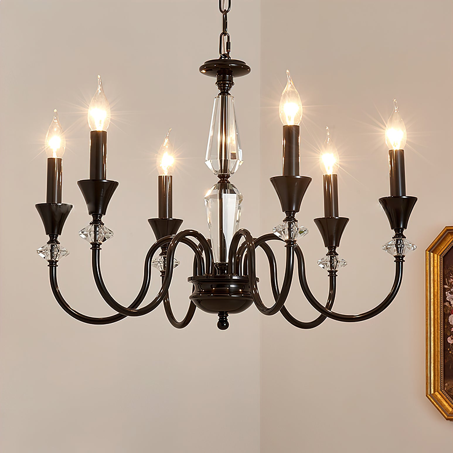 Noir Candelabra Chandelier