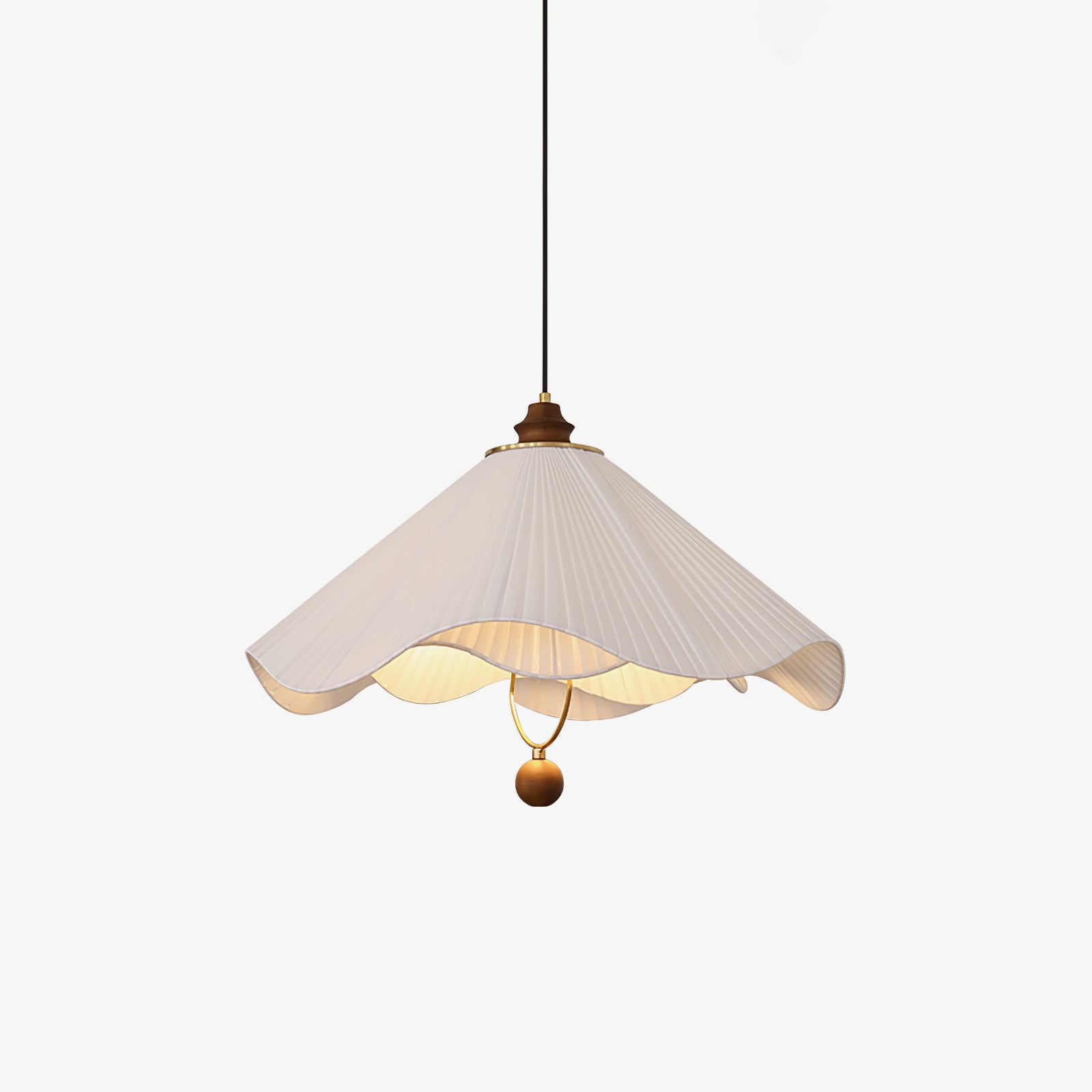 Scallop Edge Pendant Light