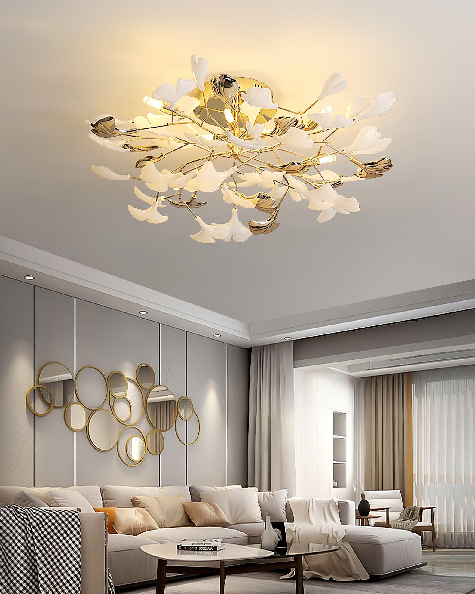 Gingko Rotating Ceiling Lamp