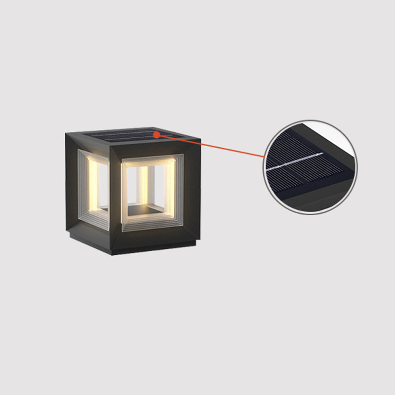 Light Cube Outdoor Post Light