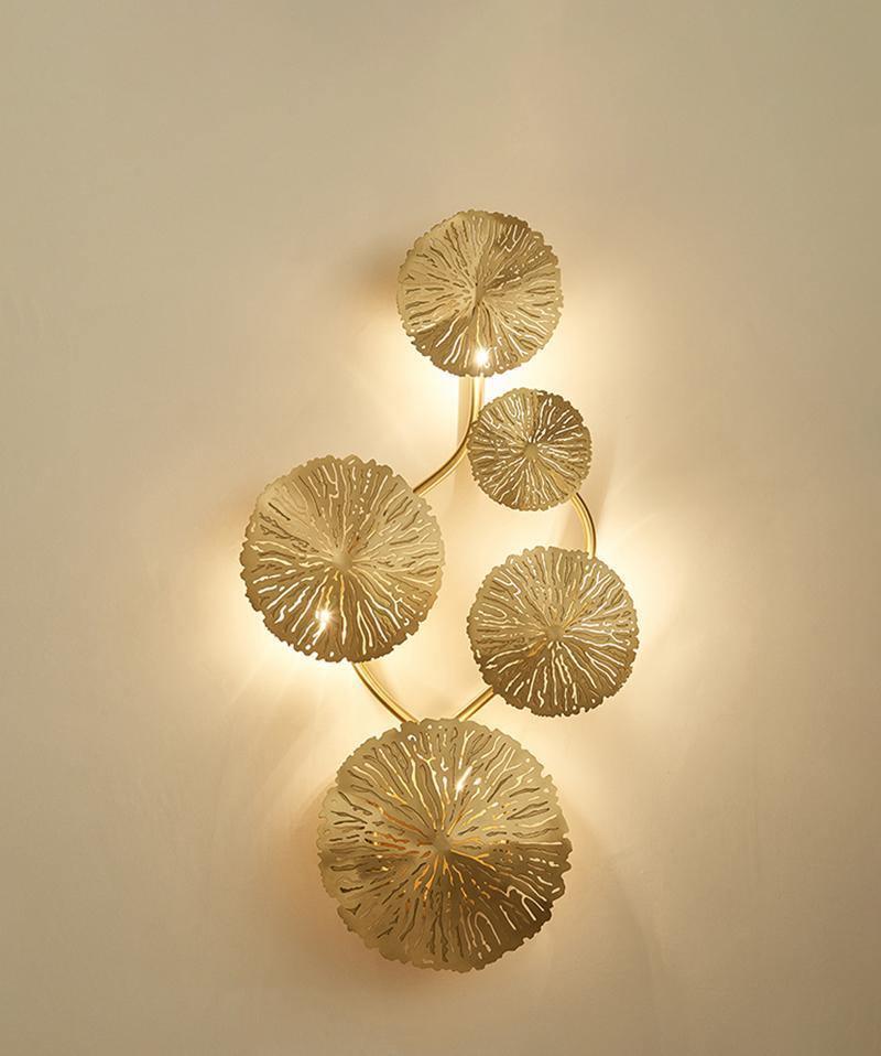 Lotus Leaf Wall Sconce