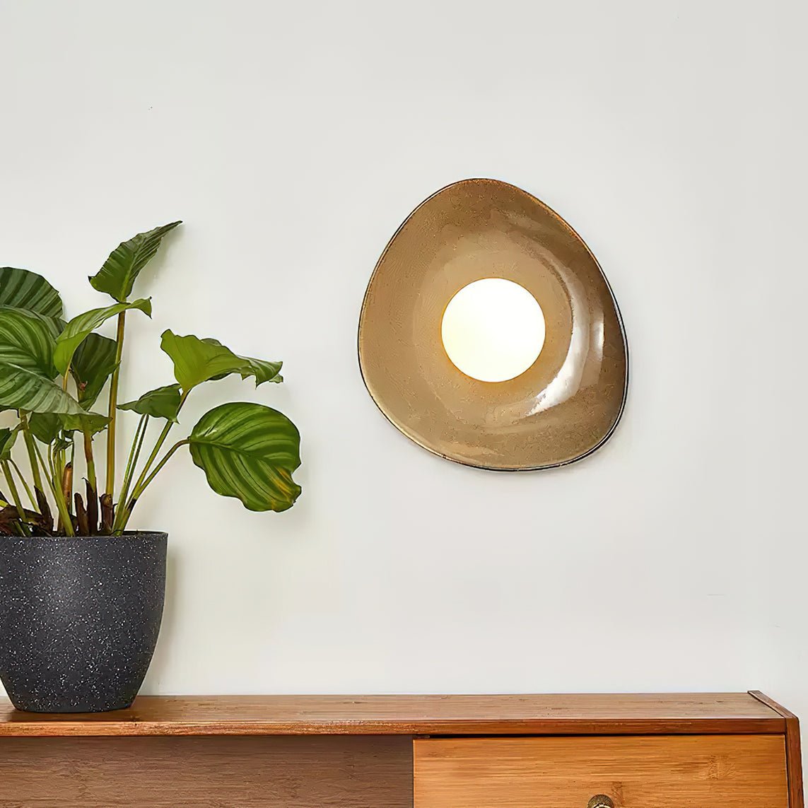 Pebble Disc Wall Light