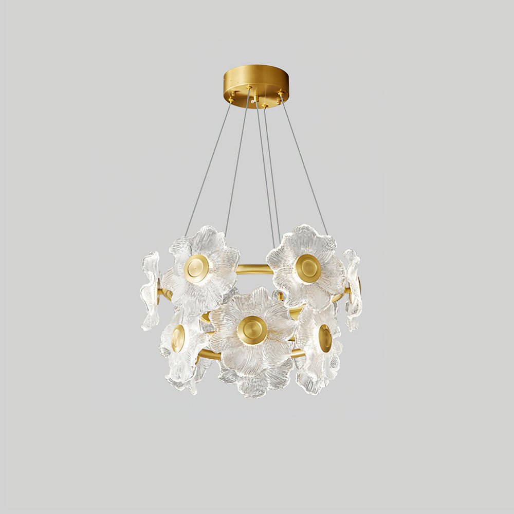 Flora Glass Chandelier