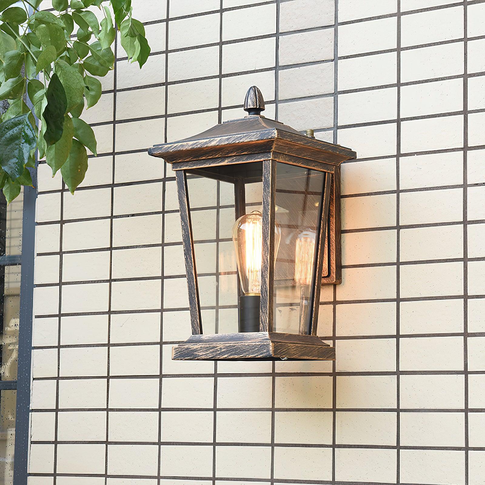 Lodge Birdcage Outdoor Wall Lamp