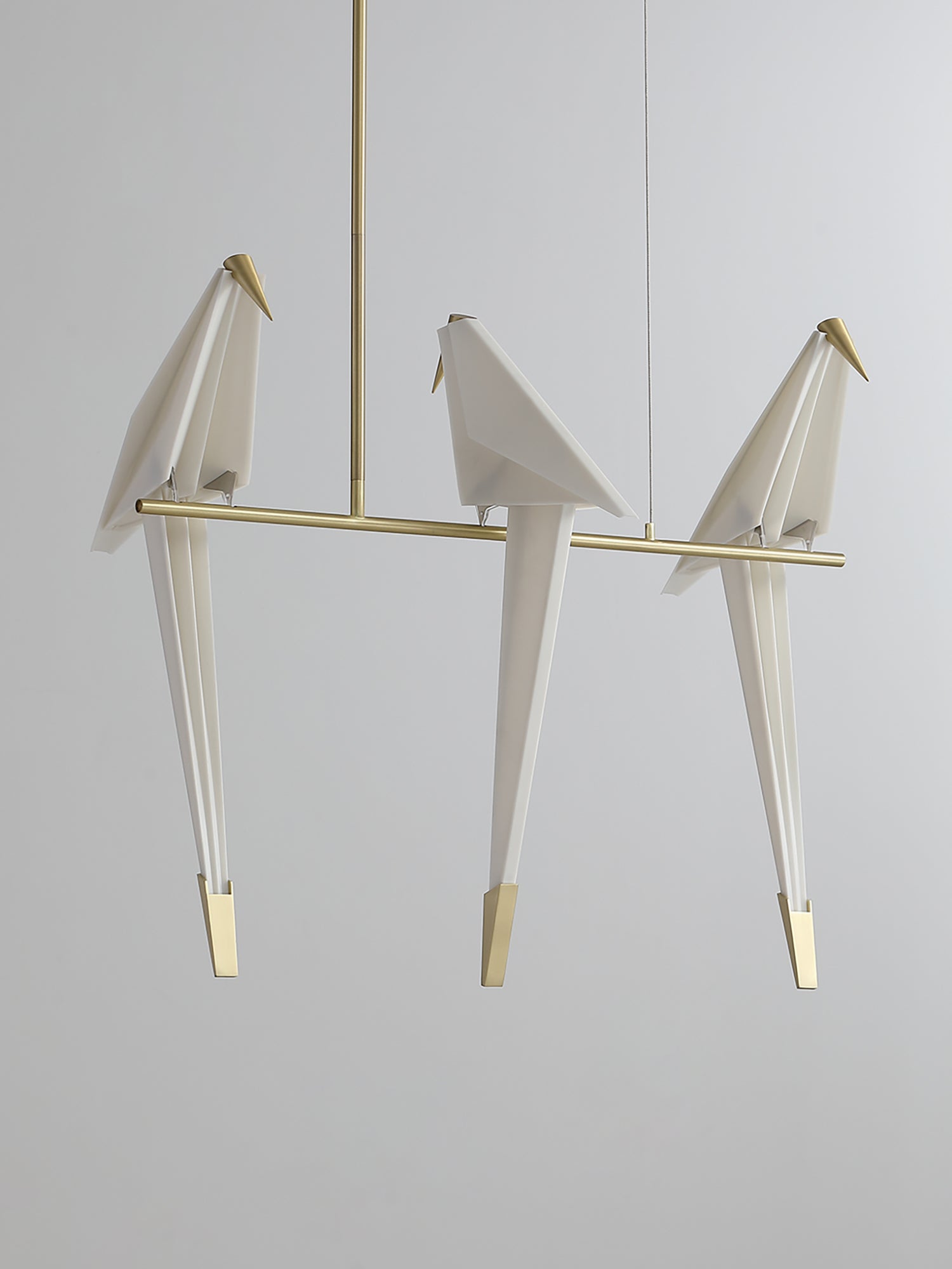 Paper Crane Bird LED Chandelier