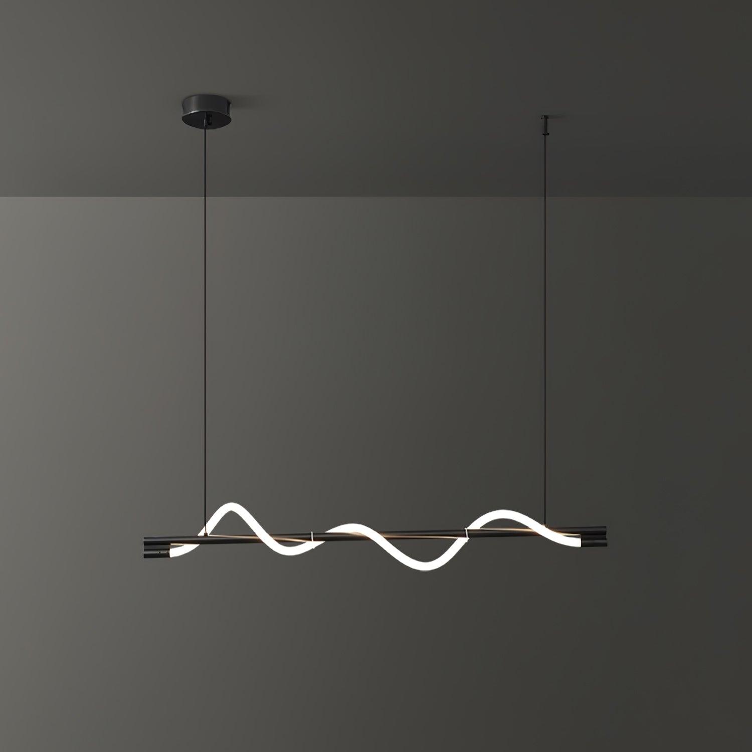 Linear Curve Island Pendant Lamp